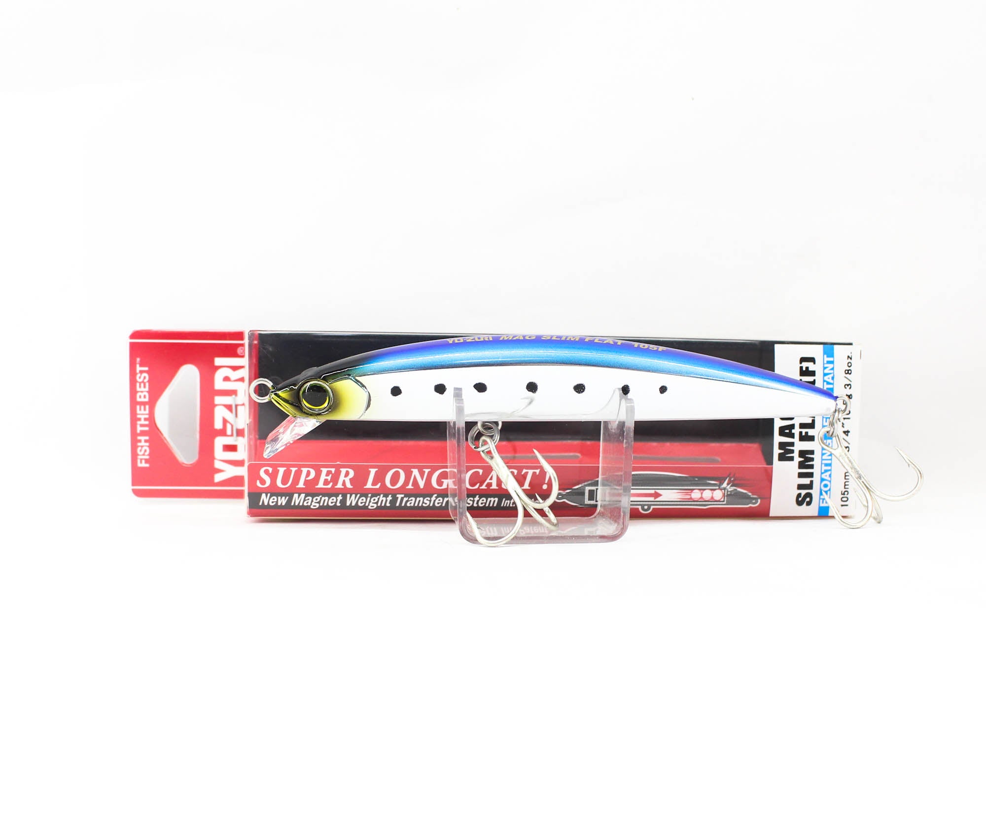 Yo Zuri Mag Slim Flat 105 Floating Lure R1539-HIW (4534)