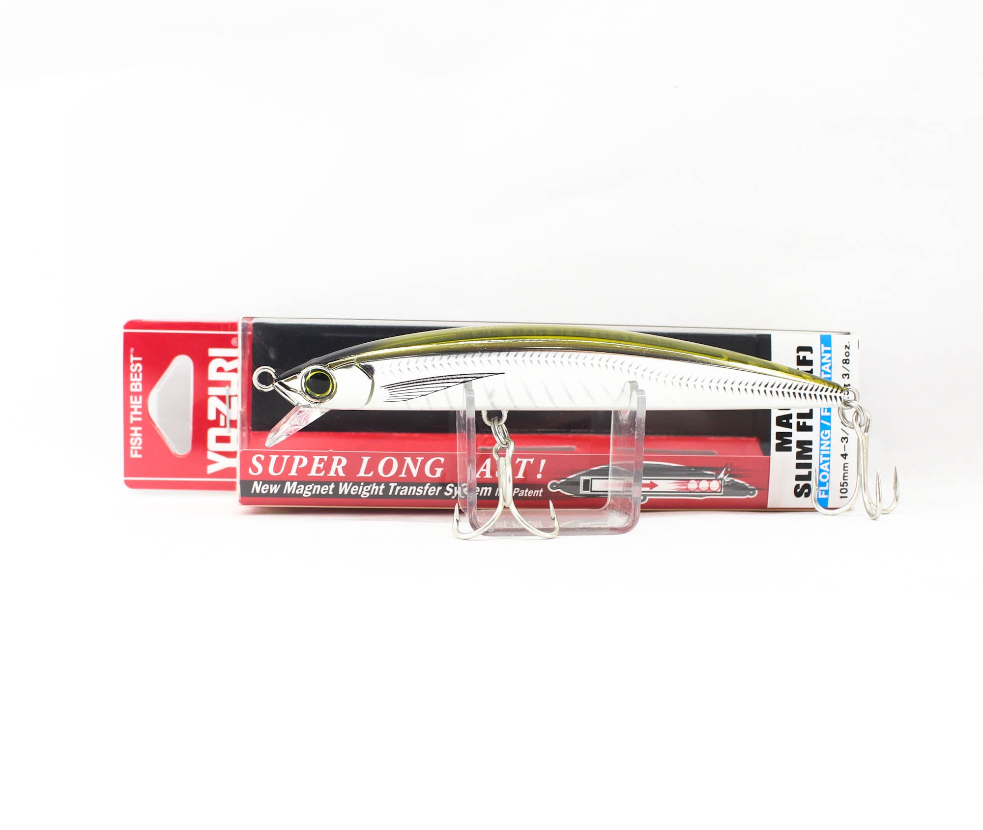 Yo Zuri Mag Slim Flat 105 Floating Lure R1539-HAJ (4565)