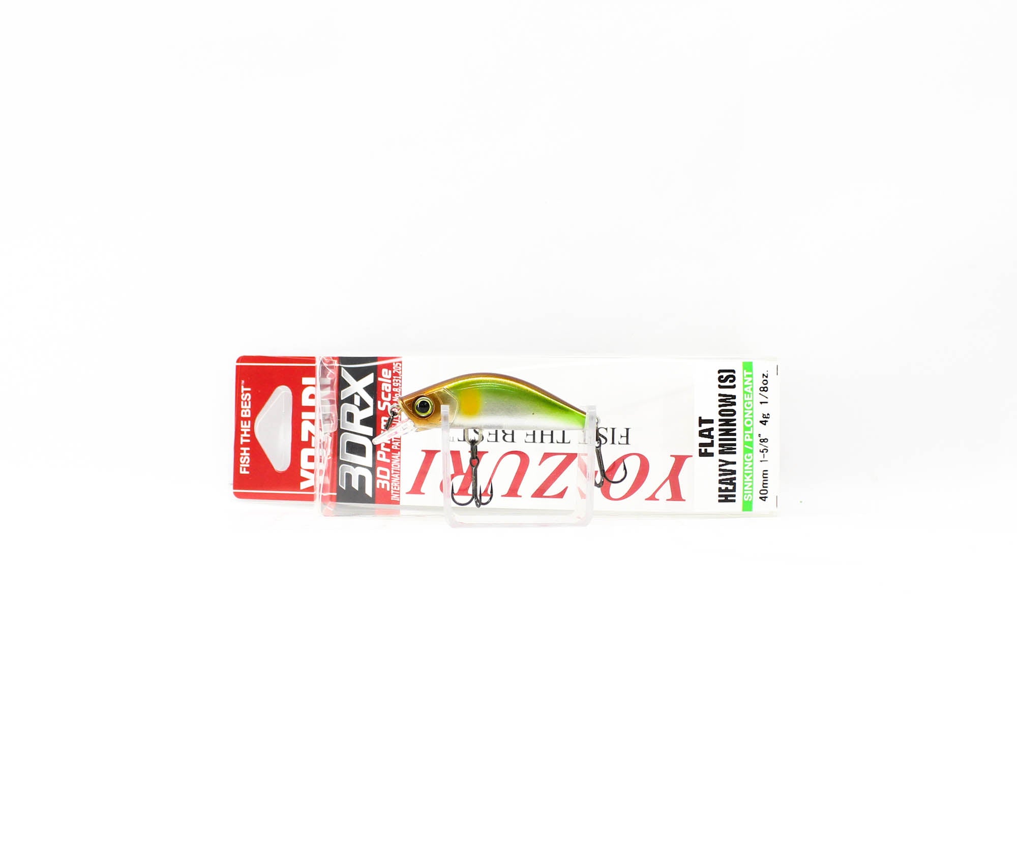 Yo Zuri 3DR-X Flat Heavy Minnow 40S Sinking Lure R1541-MGSA (4718)