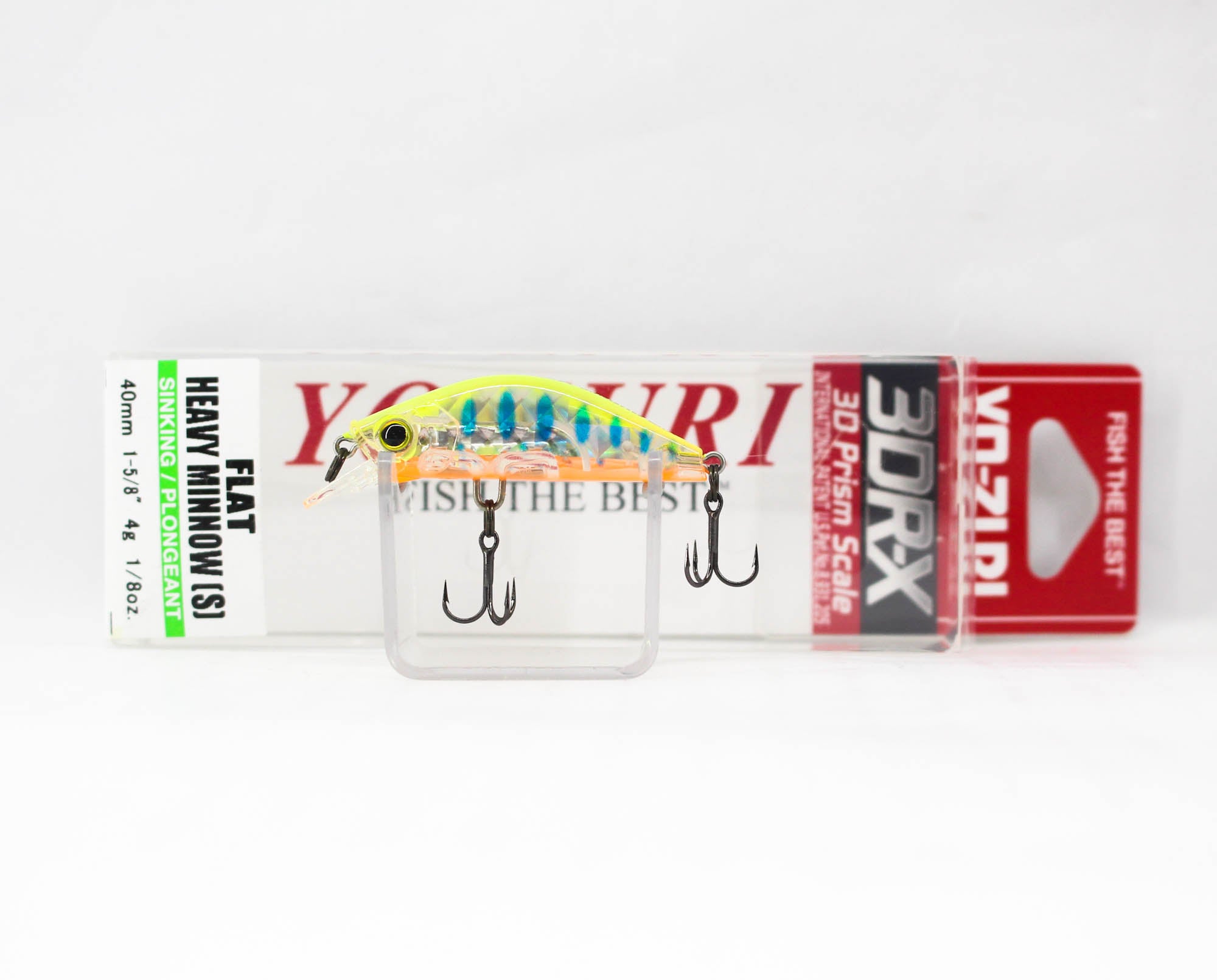 Yo Zuri Duel 3DR-X Flat Heavy Minnow 40 mm Sinking Lure R1541-PCBT (4732)