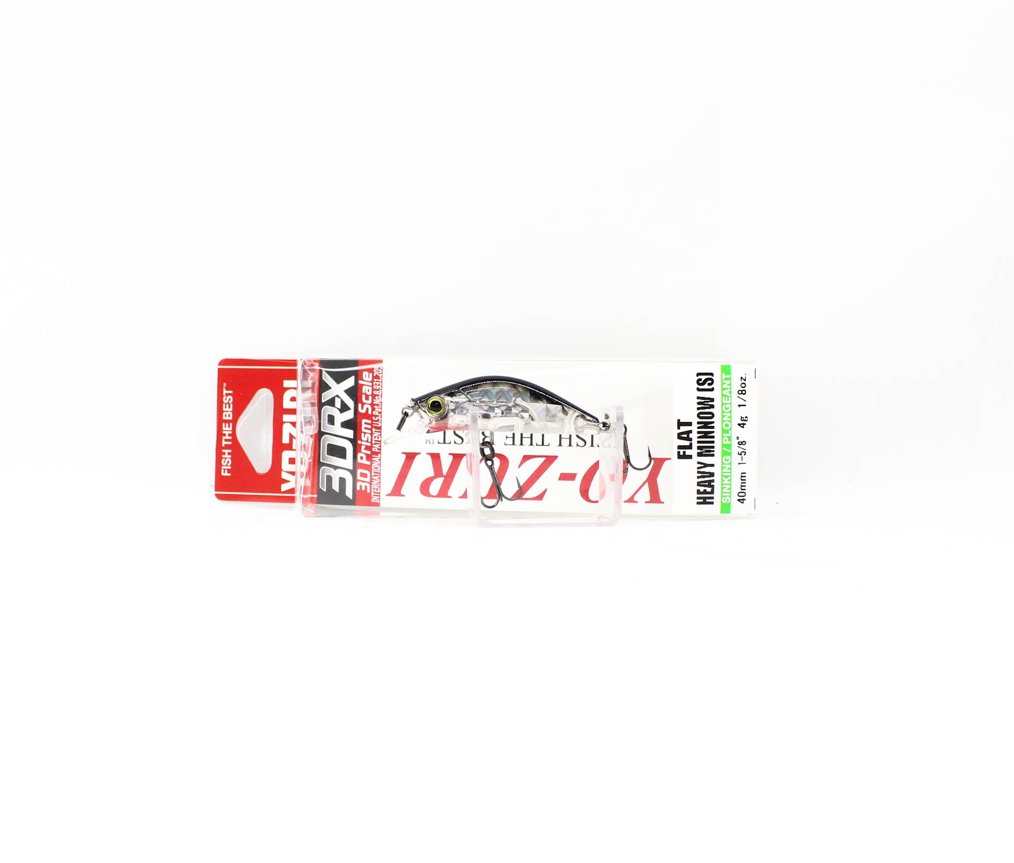 Yo Zuri 3DR-X Flat Heavy Minnow 40S Sinking Lure R1541-PSBL (4770)
