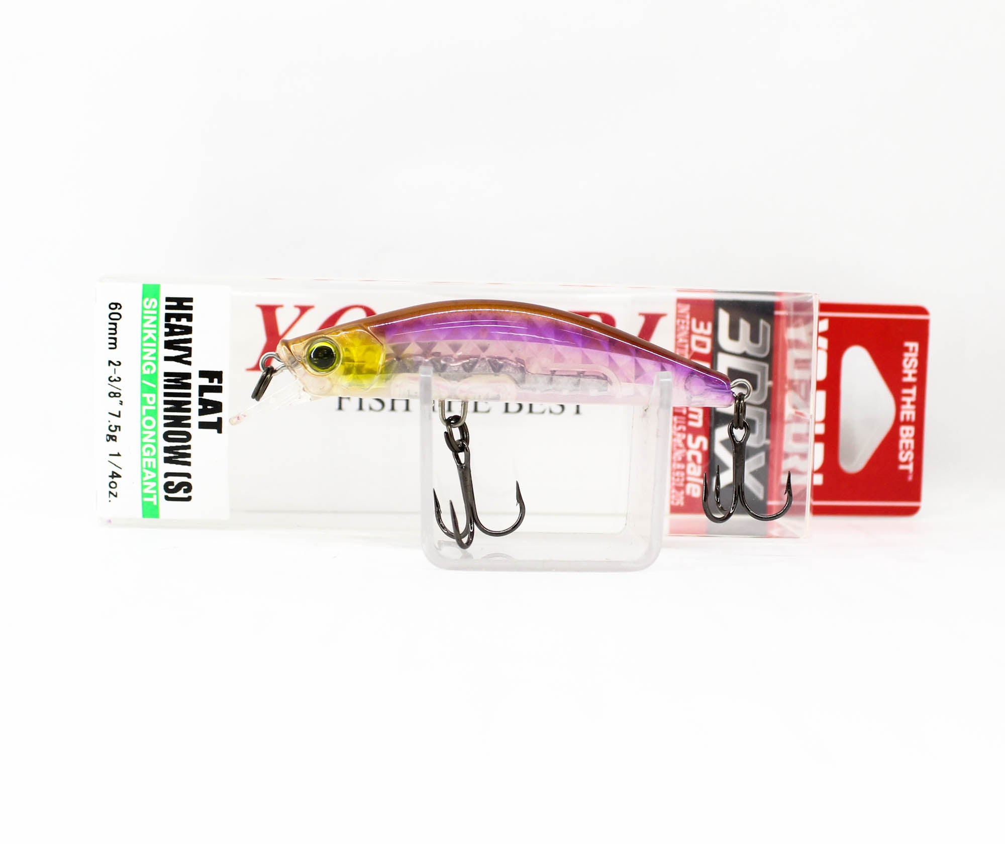 Yo Zuri 3DR-X Flat Heavy Minnow 60S Sinking Lure R1542-GSSM (4787)