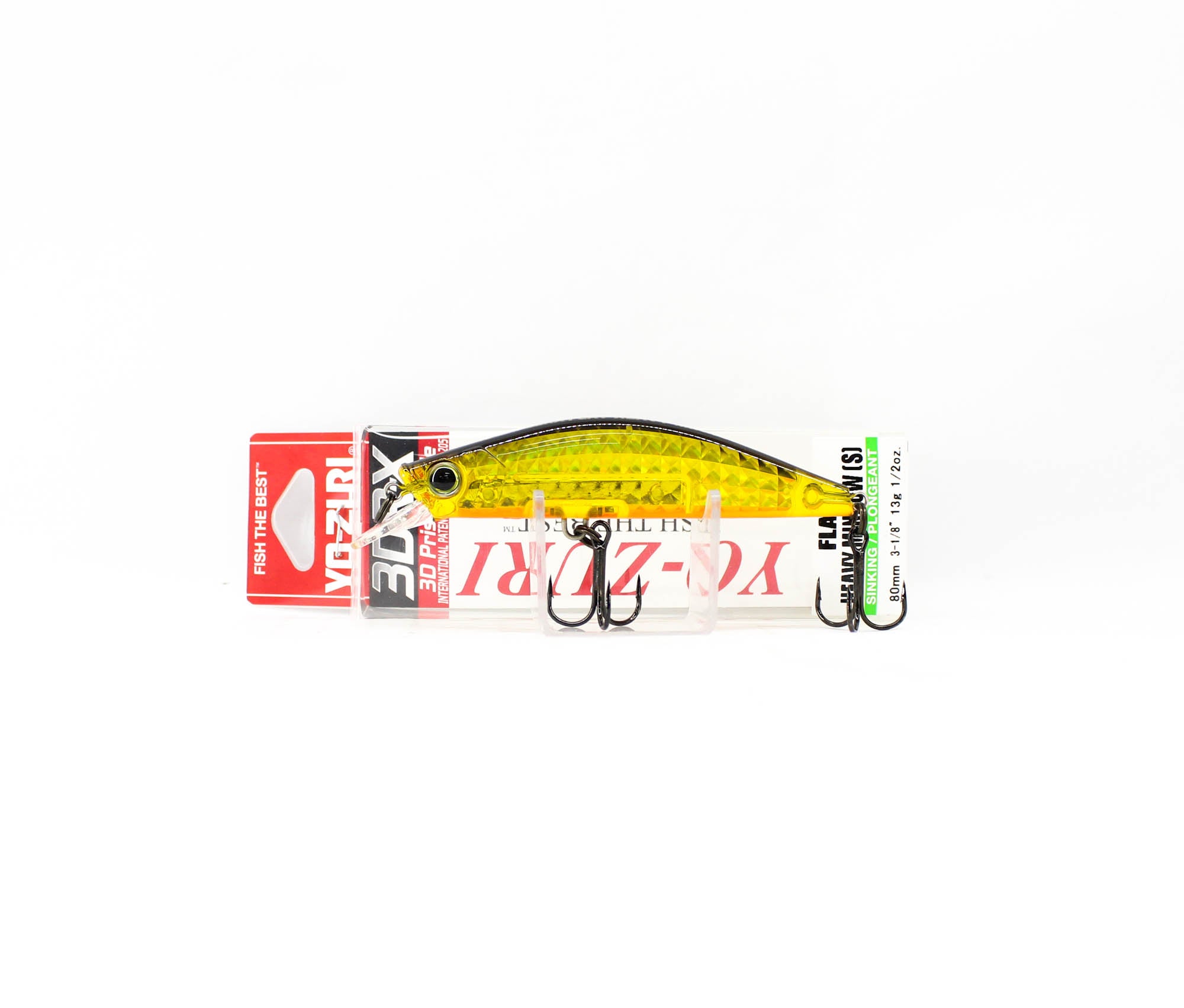 Yo Zuri 3DR-X Flat Heavy Minnow 80S Sinking Lure R1543-PGBL (4909)