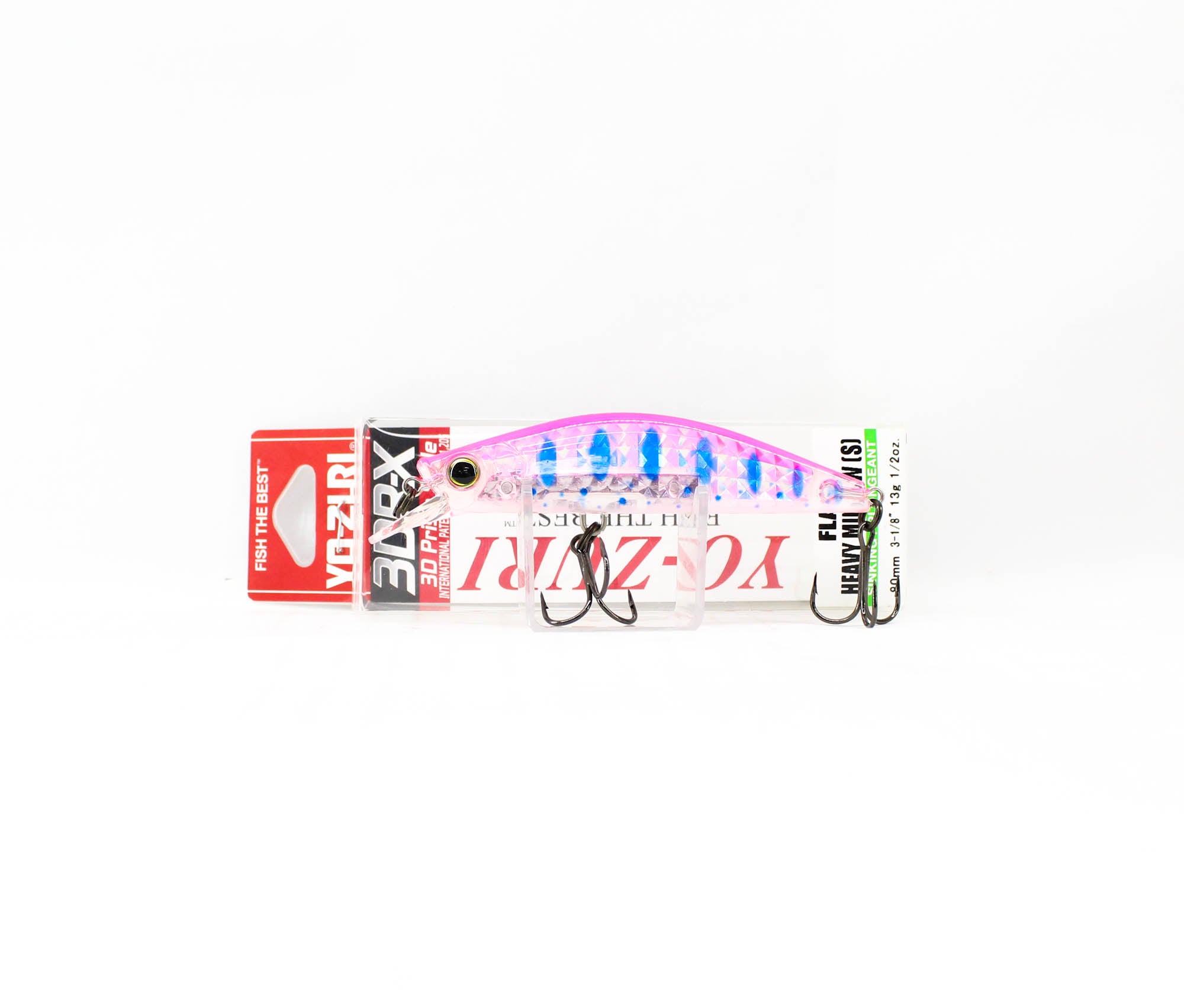 Yo Zuri 3DR-X Flat Heavy Minnow 80S Sinking Lure R1543-PPBT (4916)