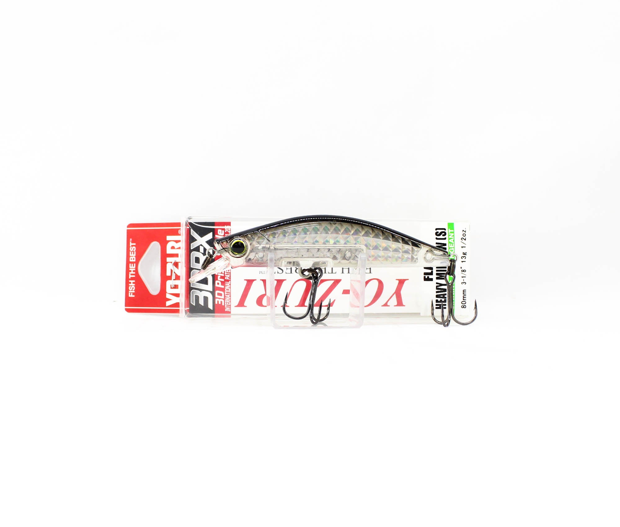 Yo Zuri 3DR-X Flat Heavy Minnow 80S Sinking Lure R1543-PSBL (4930)