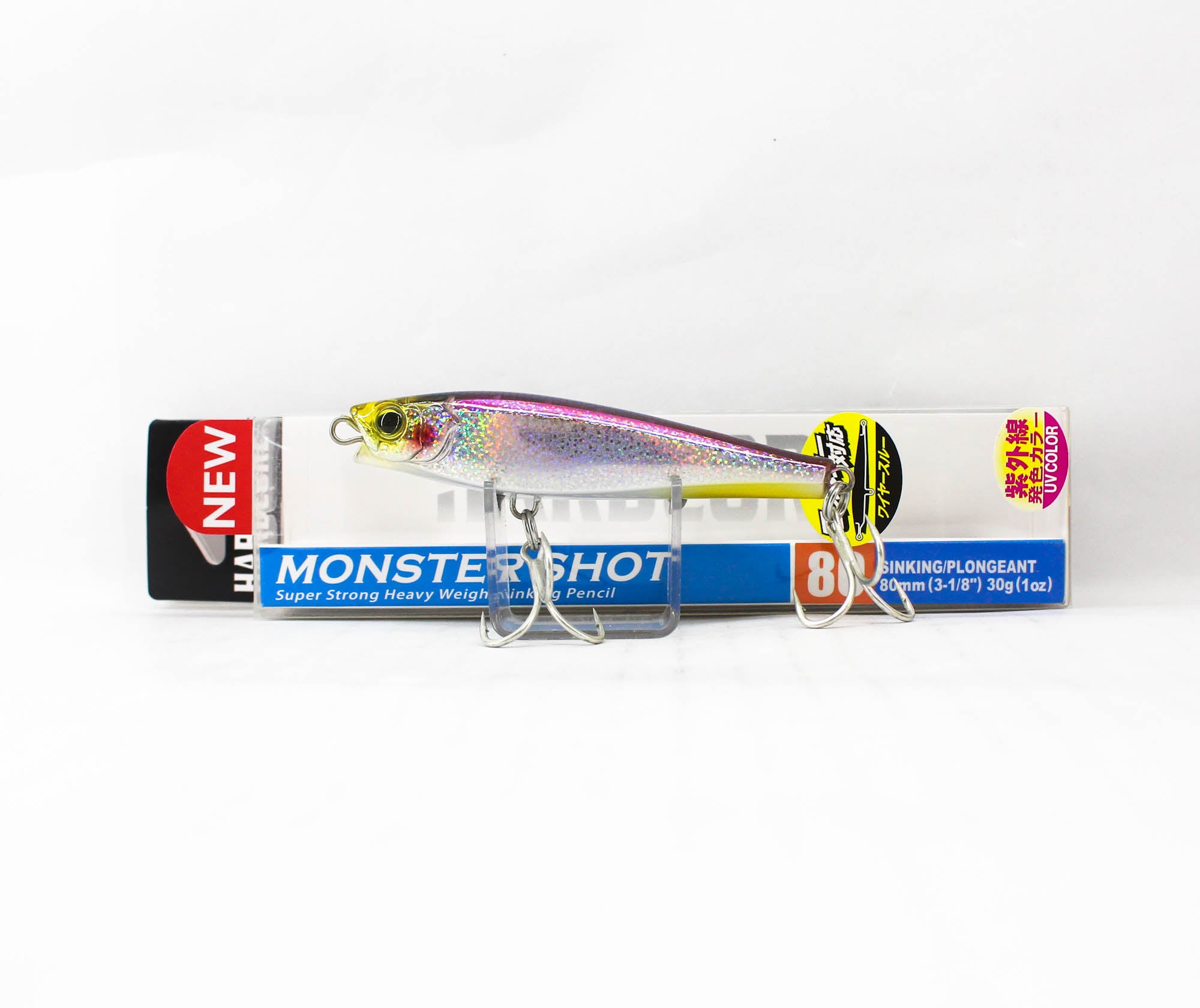 Yo Zuri Duel Hardcore Monster Shot 80 Sinking Lure F1207-HKVK (6743)