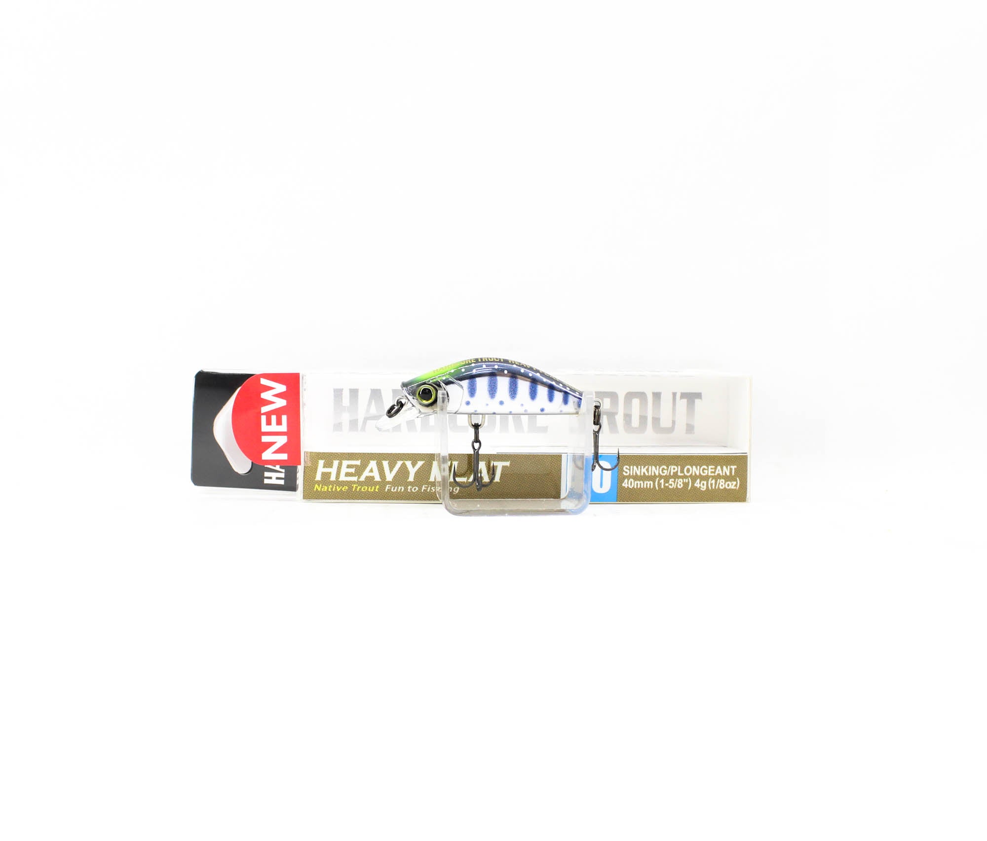 Yo Zuri Duel Hardcore Trout Heavy Flat 40S Sinking Lure F1260-HSSY (7993)
