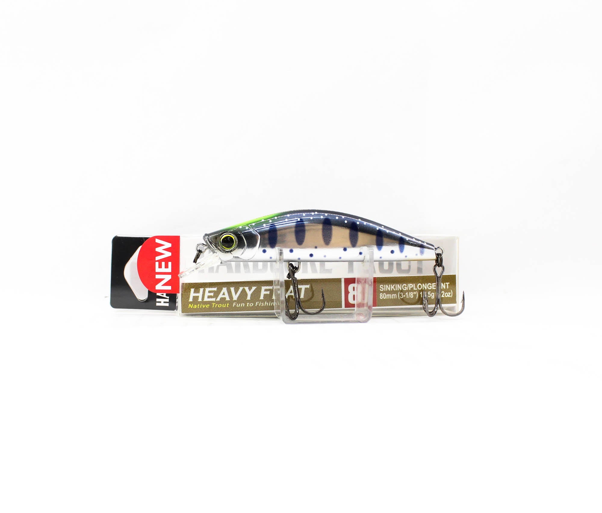 Yo Zuri Duel Hardcore Trout Heavy Flat 80S Sinking Lure F1262-HSSY (8198)