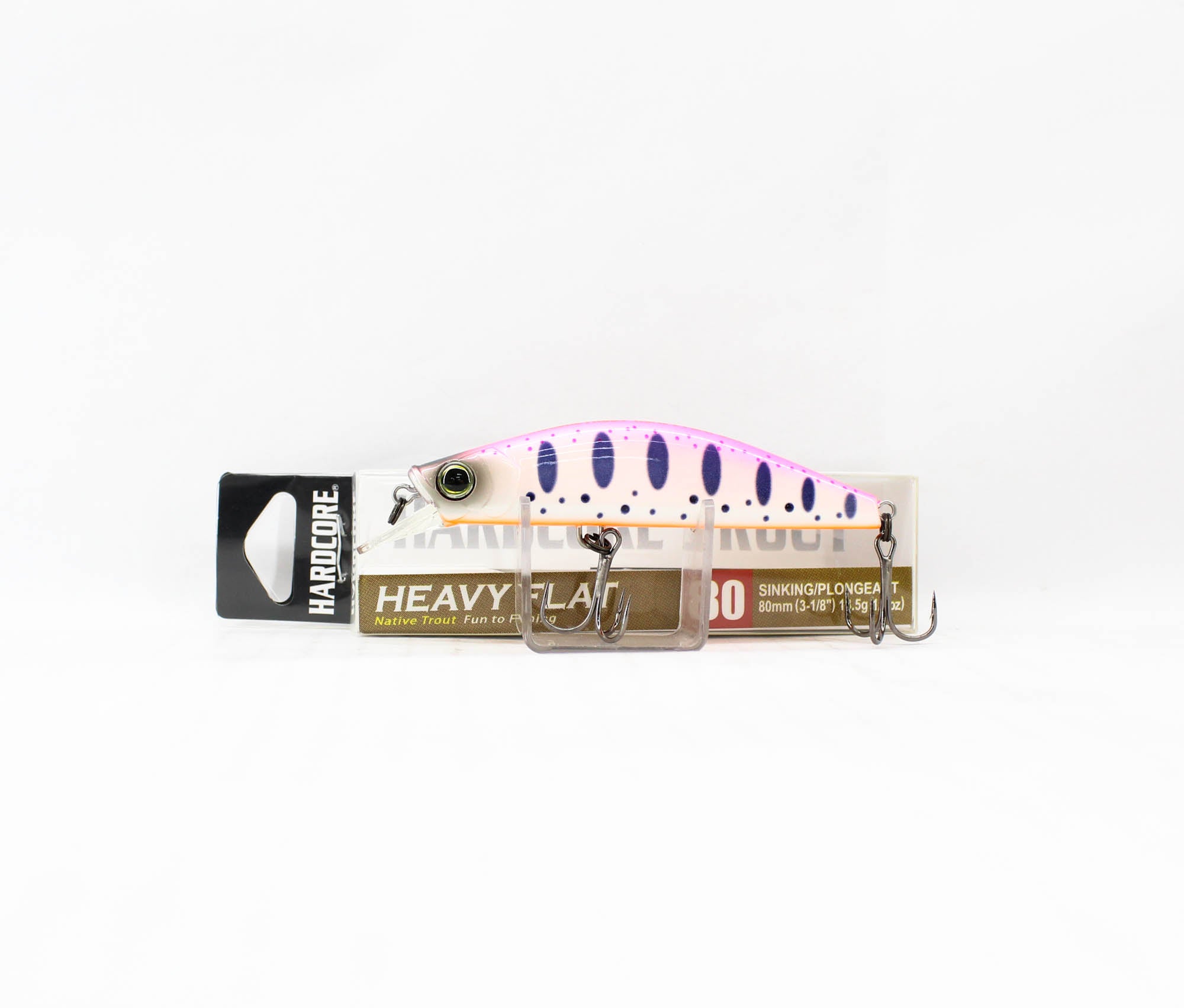 Yo Zuri Duel Hardcore Trout Heavy Flat 80S Sinking Lure F1262-PPYM (8228)