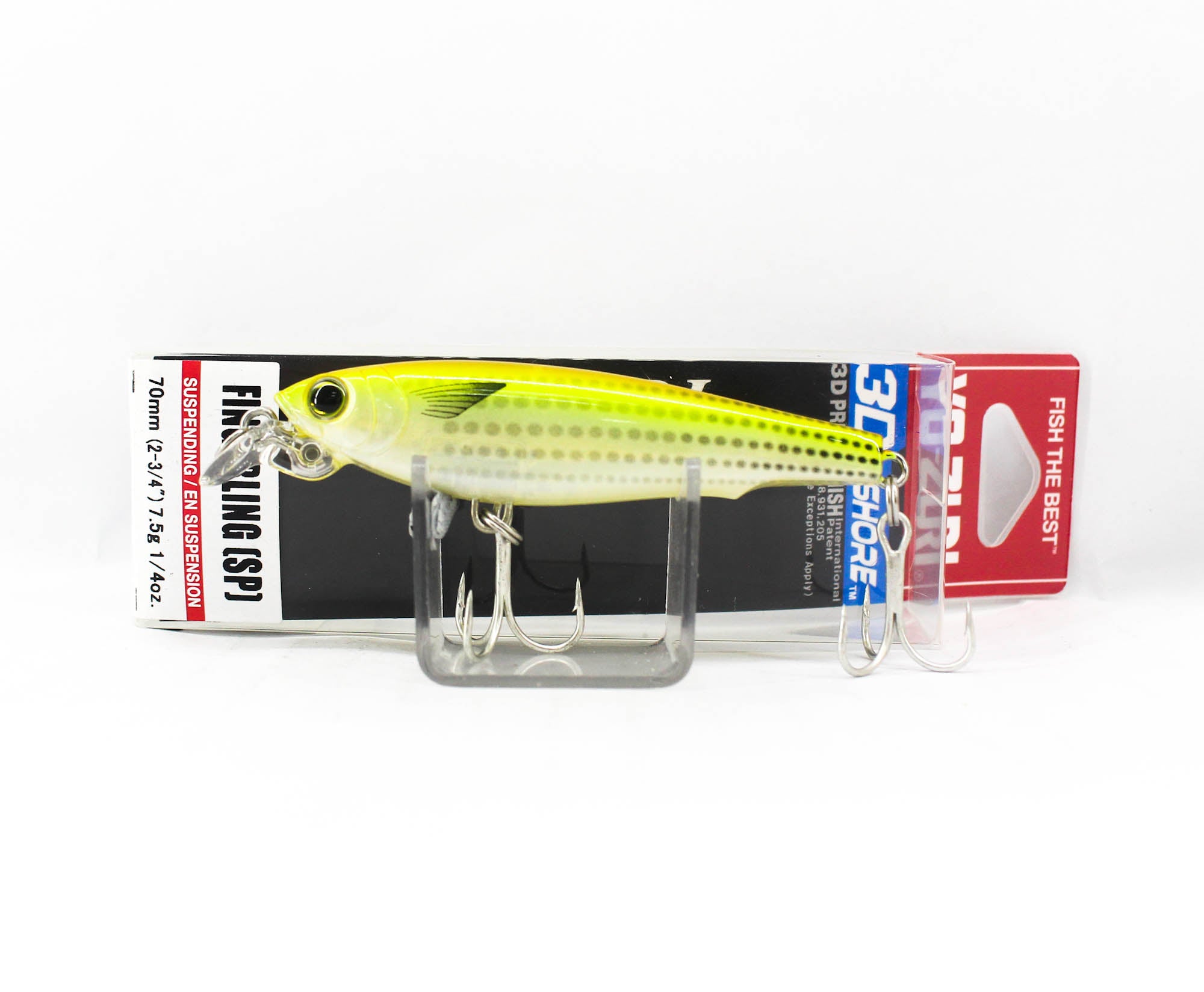 Yo Zuri Duel 3D Inshore Fingerling 70SP Suspend Lure R1409-YMT (8457)