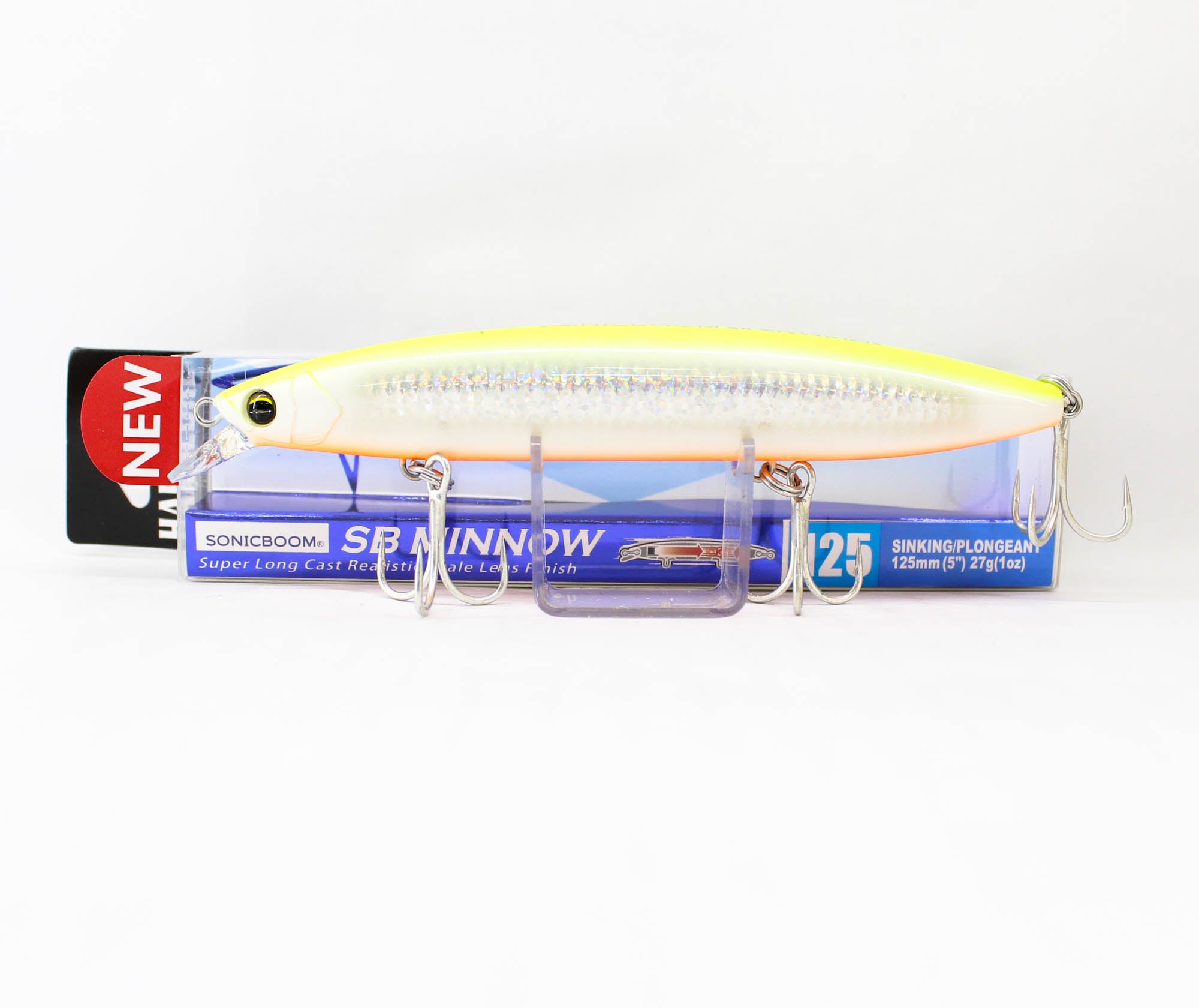 Yo Zuri Duel Sonic Boom SB Minnow 125S Sinking Lure F1267-PCL (0948)