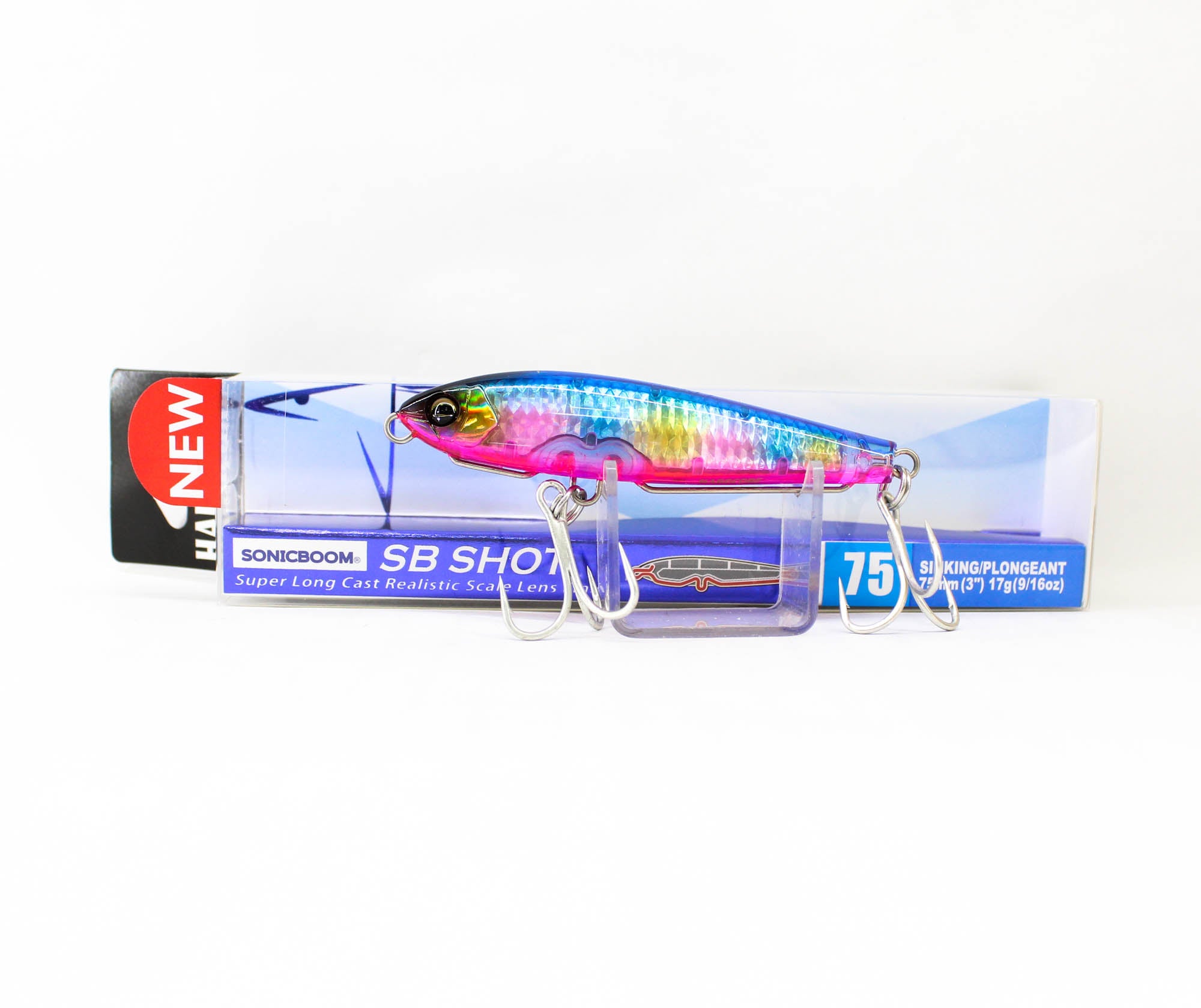 Yo Zuri Duel Sonic Boom SB Shot 75S Sinking Lure F1268-HBPC (0979)
