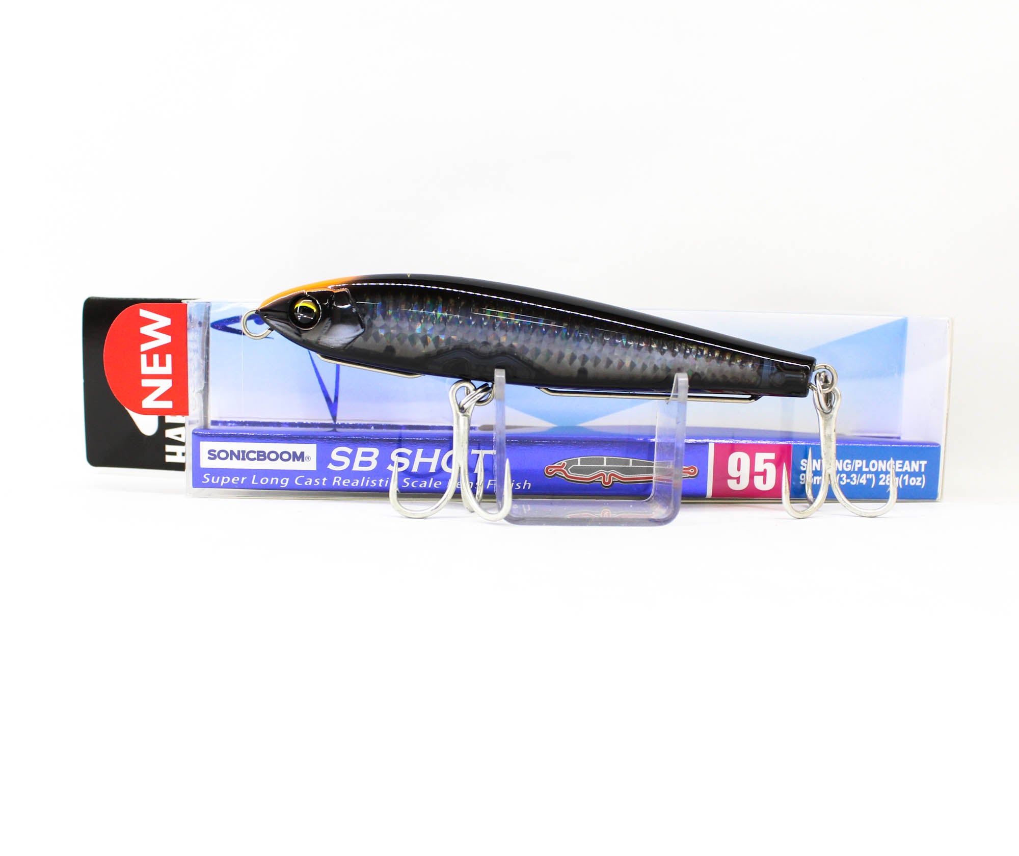Yo Zuri Duel Sonic Boom SB Shot 95S Sinking Lure F1269-HSBL (1136)