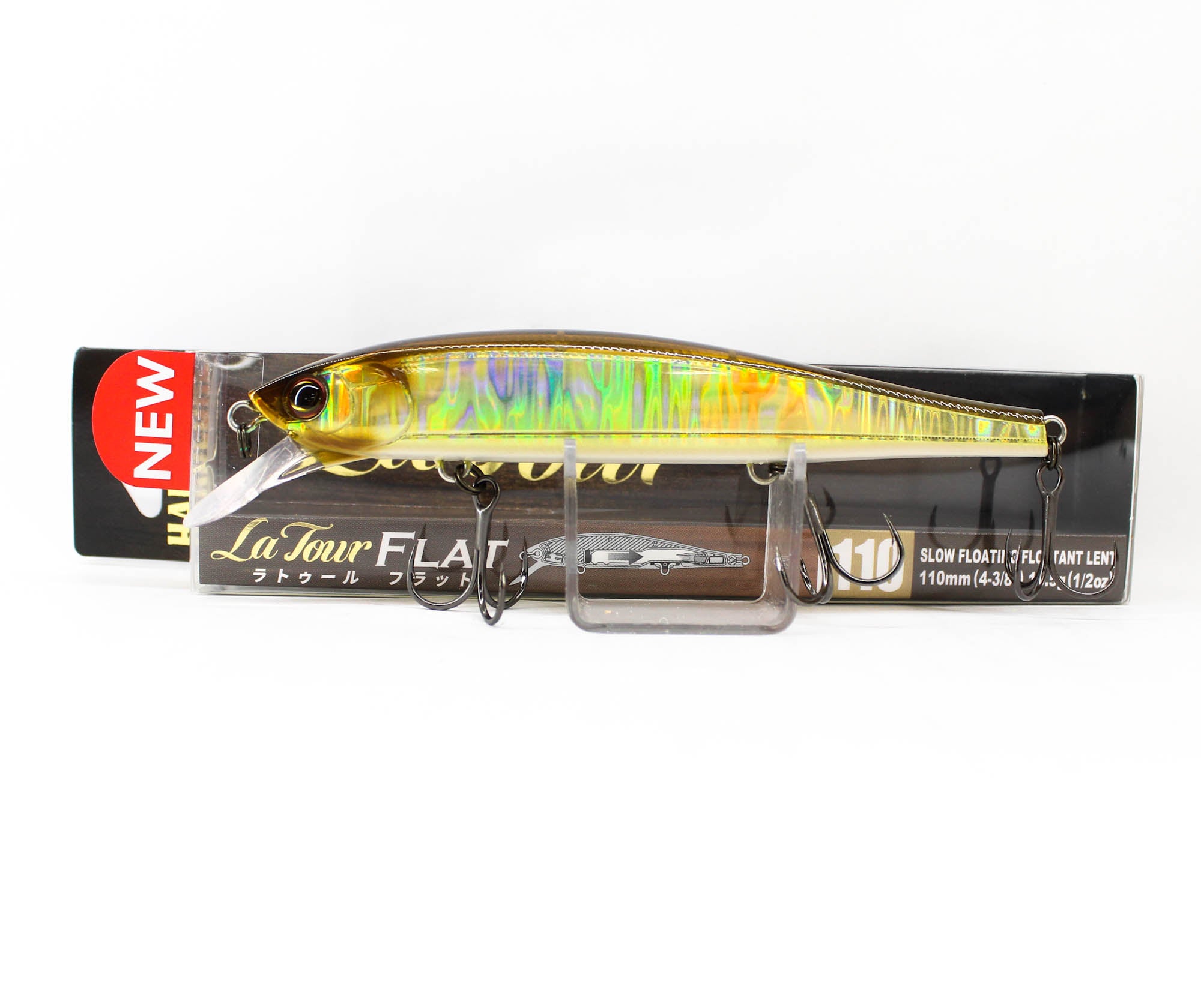 Yo Zuri La Tour Flat 110SF Slow Floating Lure R1574-HBWS (1600)