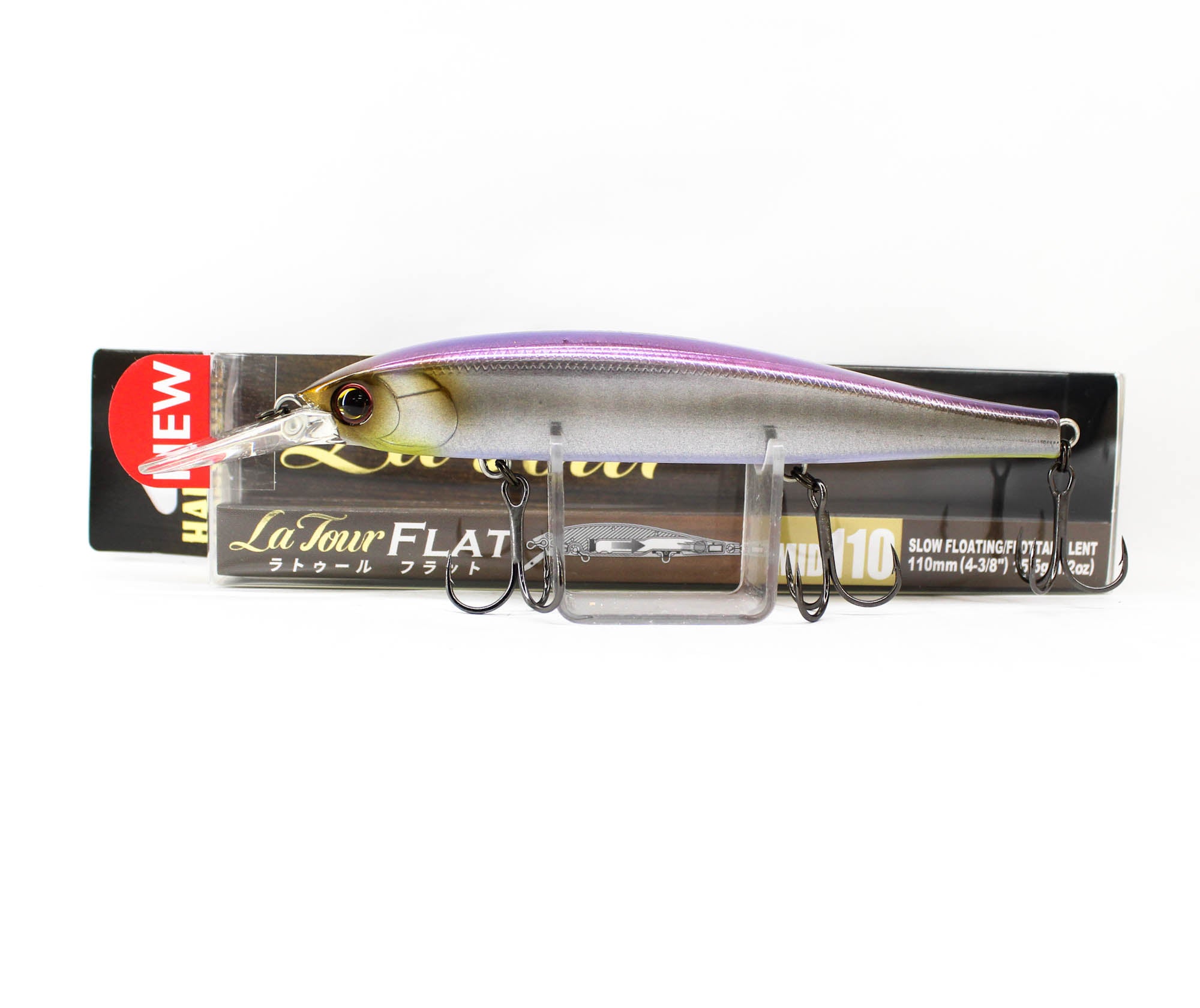 Yo Zuri La Tour Flat Mid 110SF Slow Floating Lure R1575-KVGW (1723)
