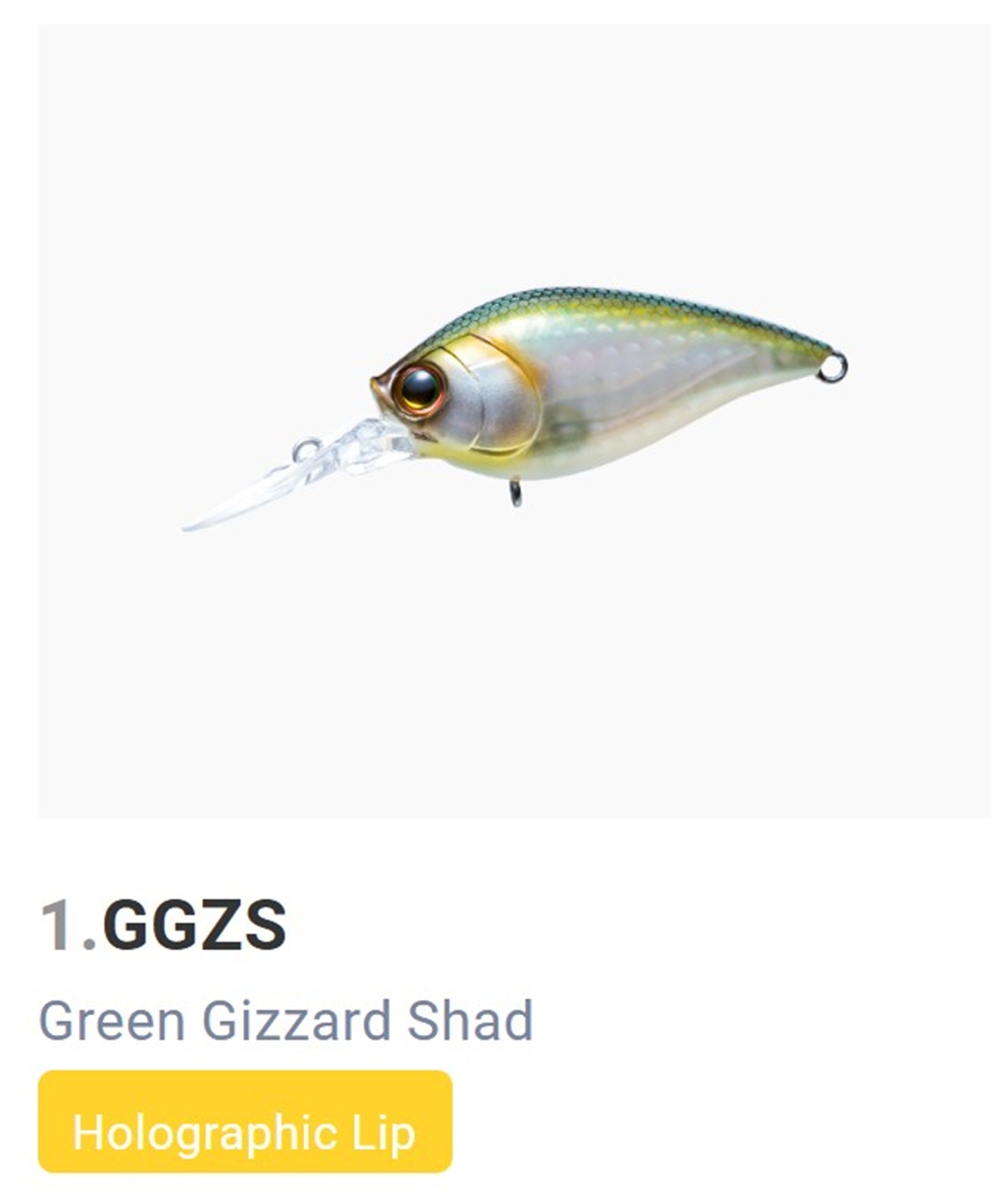 Yo Zuri La Tour Crank 4+ 75F Floating Lure R1581-GGZS (2157)