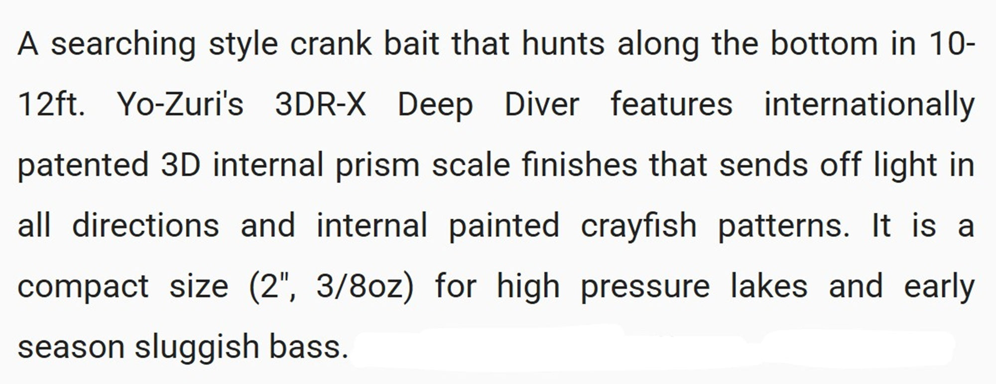 Yo Zuri 3DR-X Crank DD 50F Floating Lure R1442-MGZS (6841)