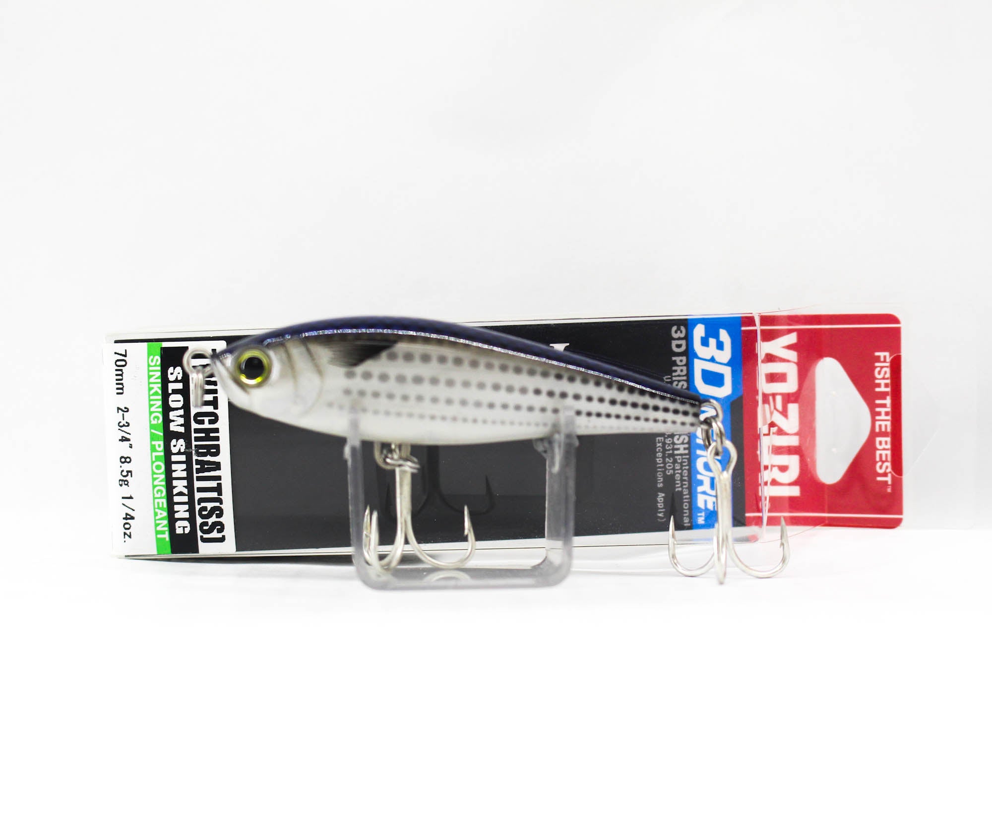 Yo Zuri Duel 3D Inshore Twitchbait 70SS Slow Sinking Lure R1207-PLMT (7480)