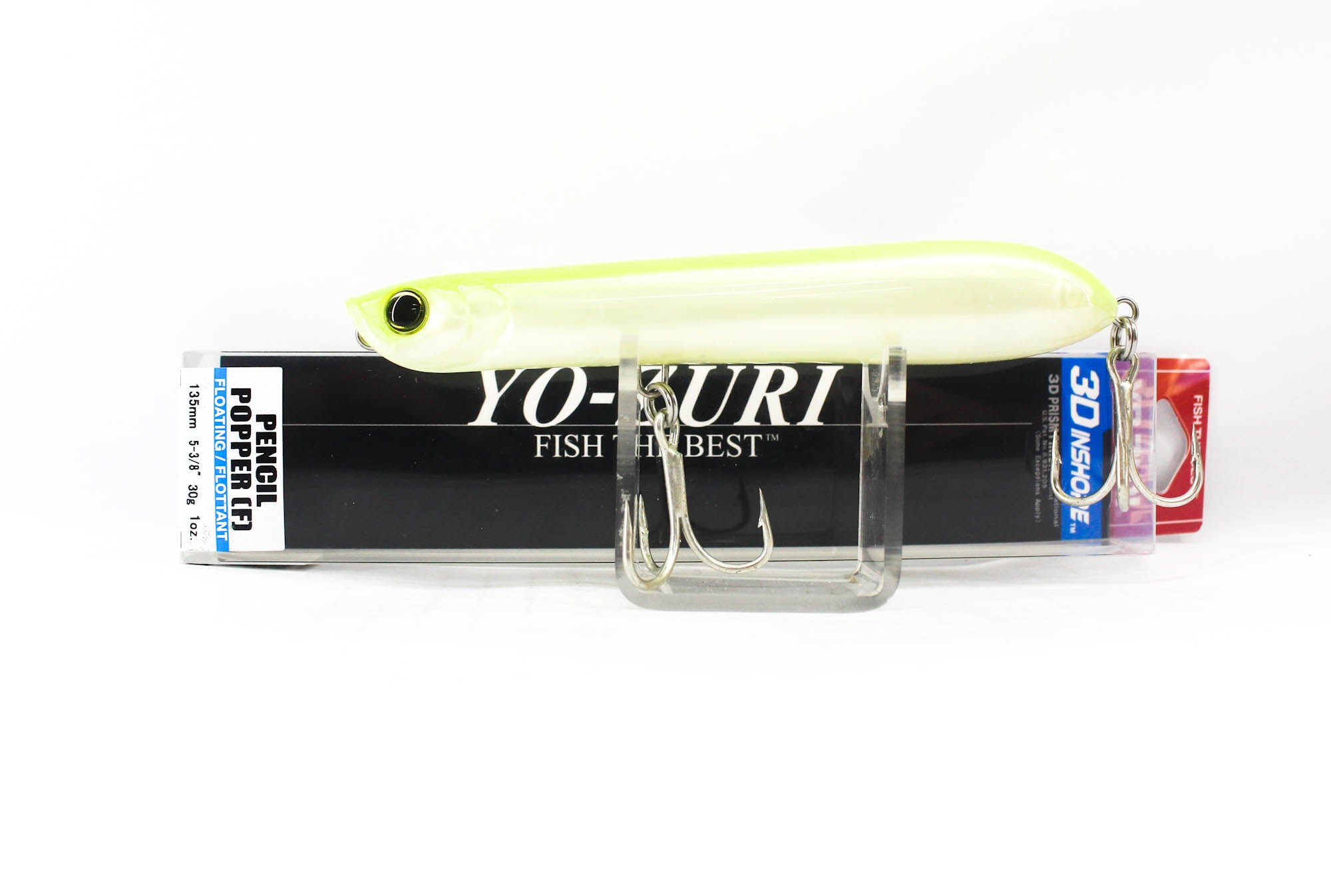 Yo Zuri Duel 3D Inshore Pencil Popper 135 mm Floating Lure R1433-PLCS (7770)