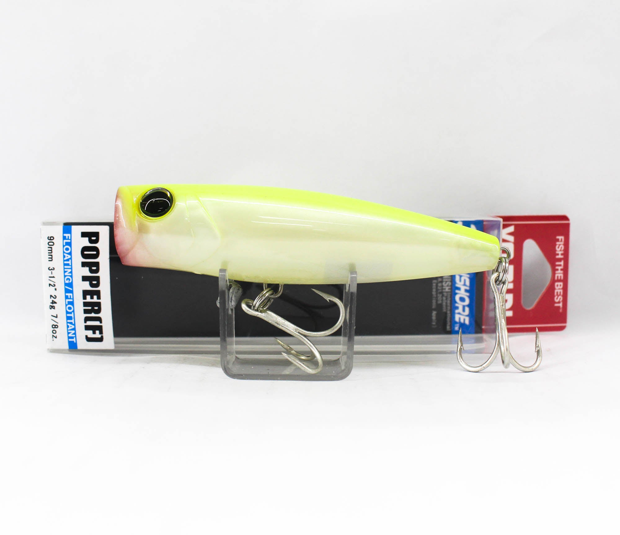 Yo Zuri Duel 3D Inshore Popper 90F Floating Lure R1411-PLCS (7879)
