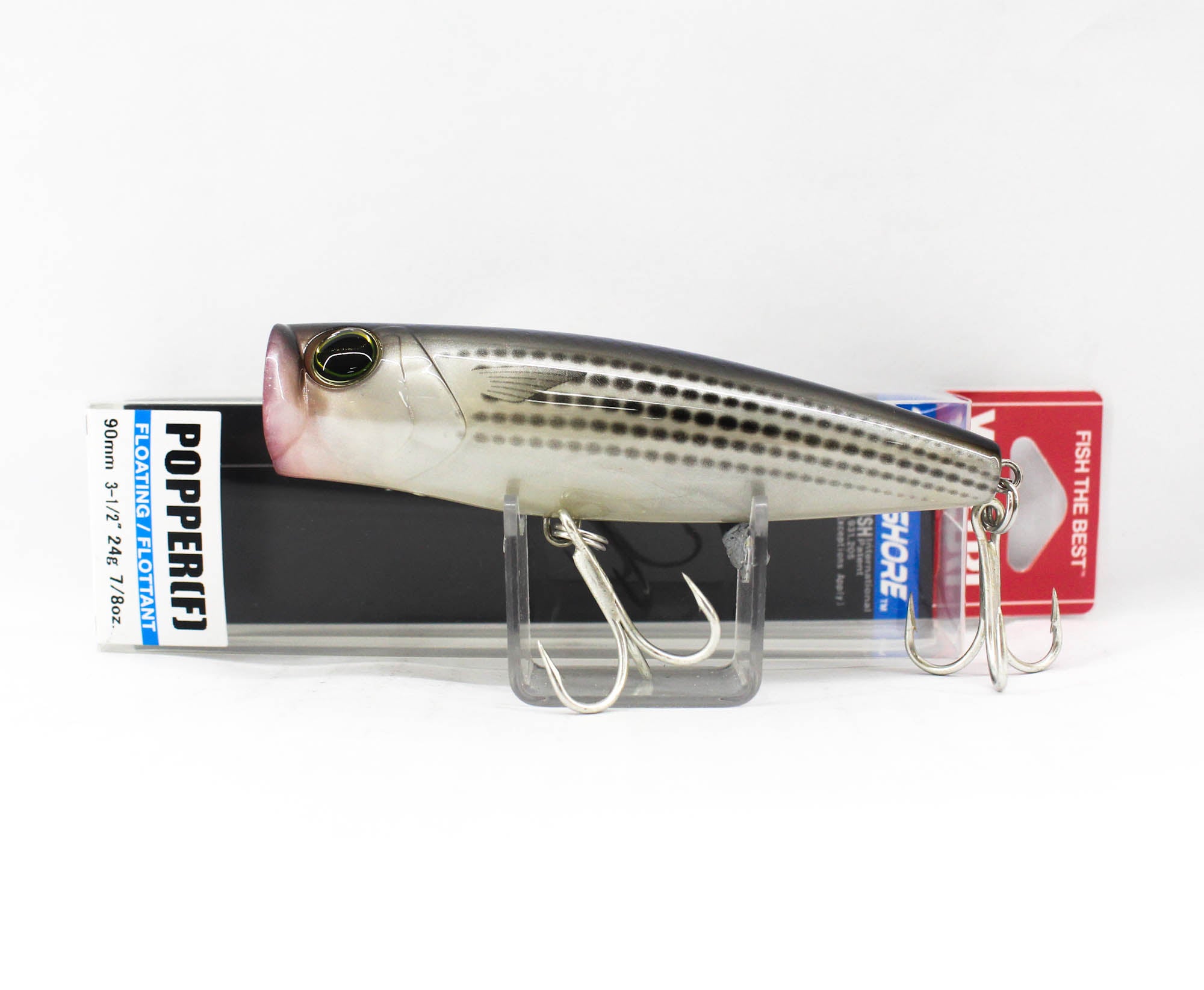 Yo Zuri Duel 3D Inshore Popper 90F Floating Lure R1411-PLMT (7886)