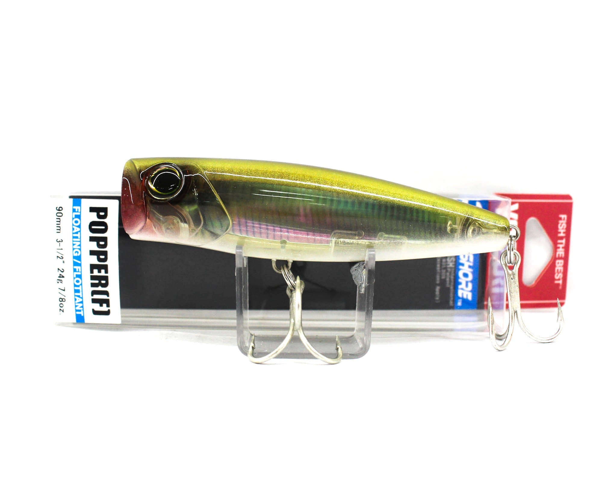 Yo Zuri Duel 3D Inshore Popper 90F Floating Lure R1411-RAC (7893)