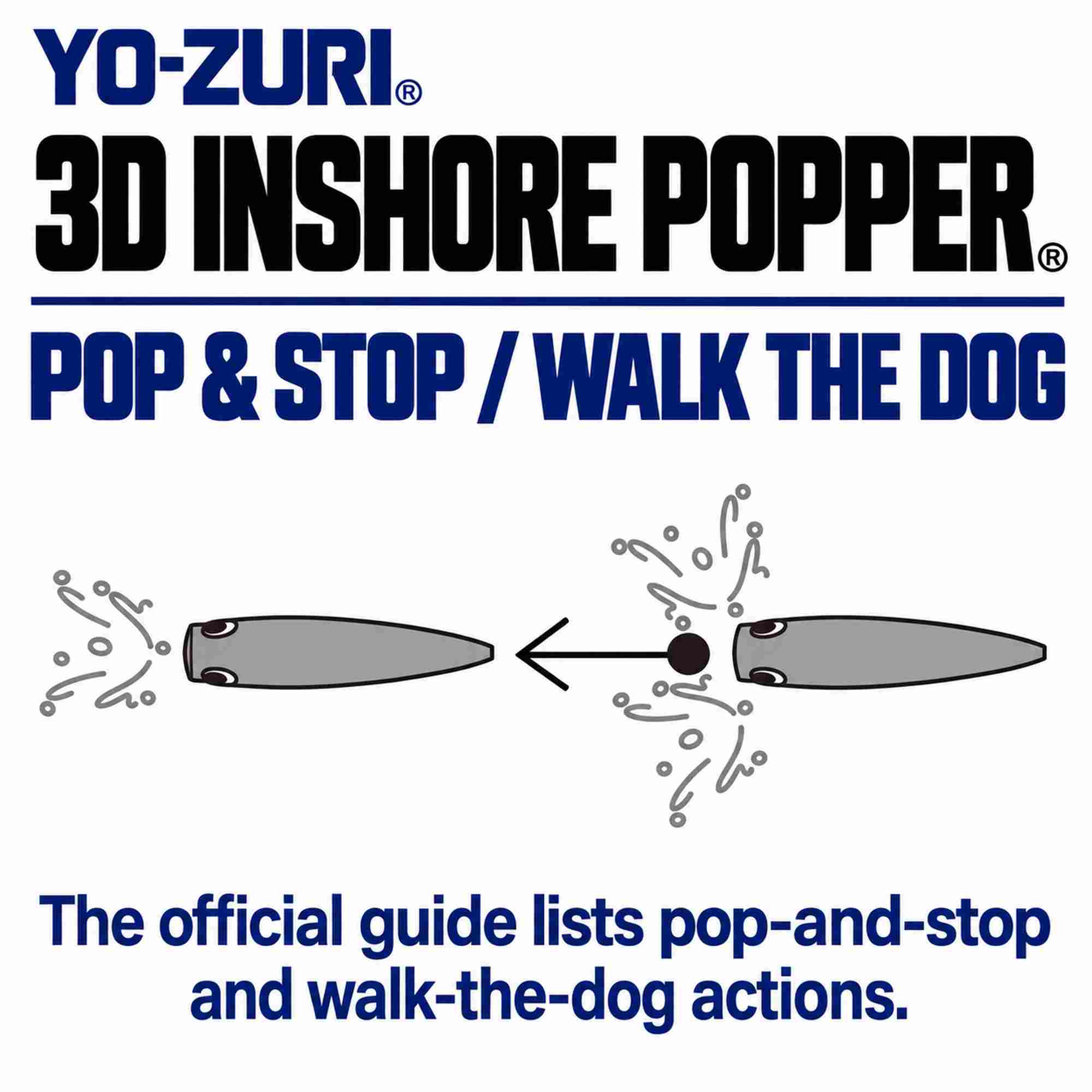 Yo Zuri Duel 3D Inshore Popper 120F Floating Lure R1412-PLMT (7930)