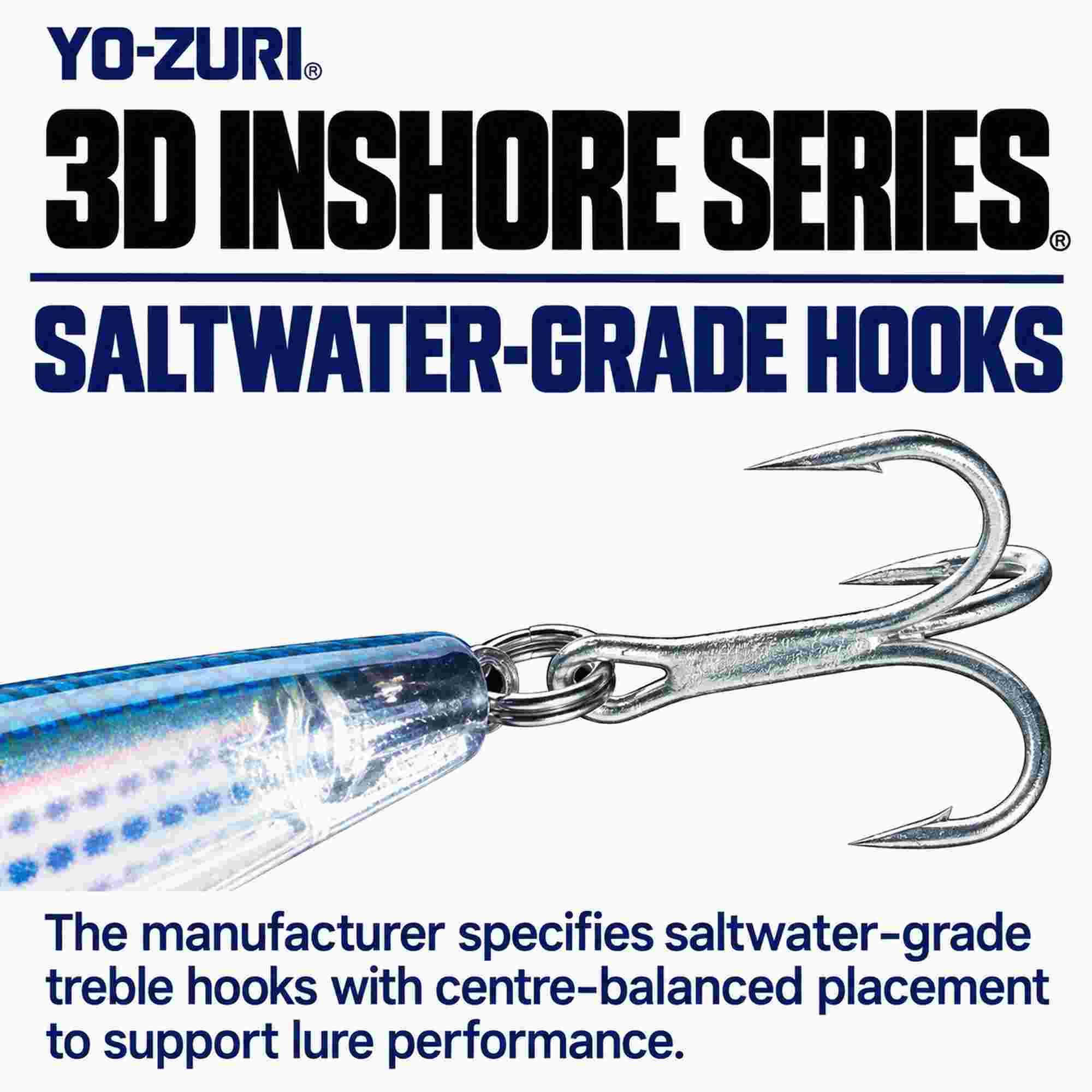 Yo Zuri Duel 3D Inshore Popper 120F Floating Lure R1412-PLMT (7930)