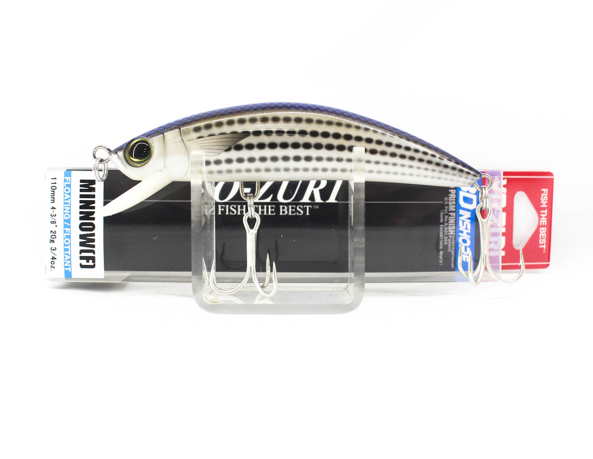 Yo Zuri Duel 3D Inshore Minnow 110 Floating Lure R1213-PLMT (8036)