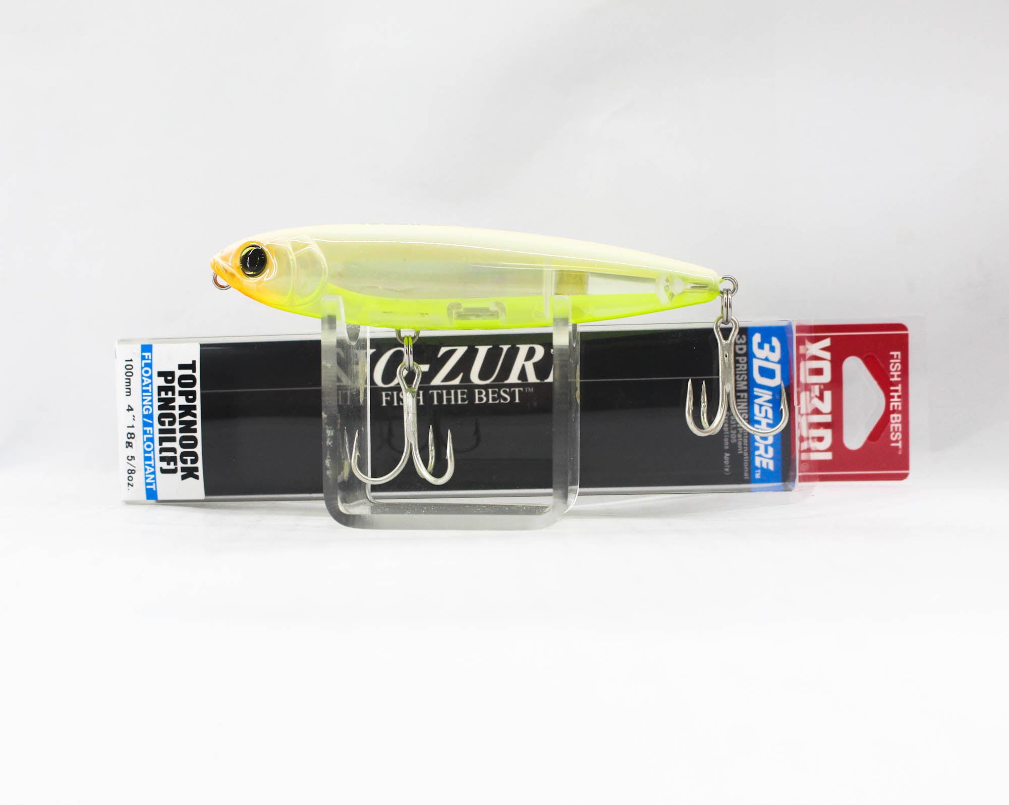 Yo Zuri Duel 3D Inshore Topknock Pencil 100 Floating Lure R1350-HBSC (9101)