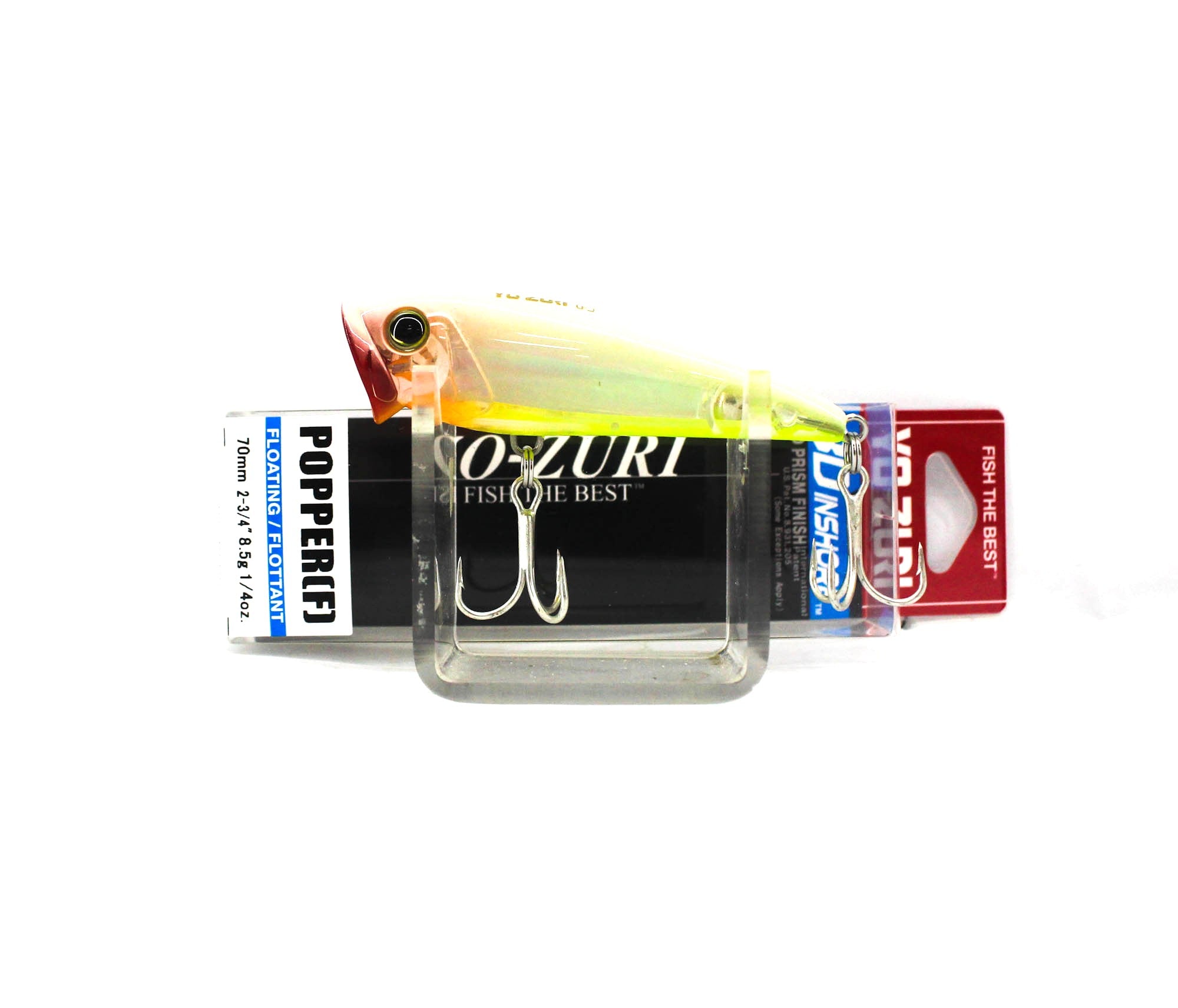 Yo Zuri Duel 3D Inshore Popper 70 Floating Lure R1210-HBSC (9408)