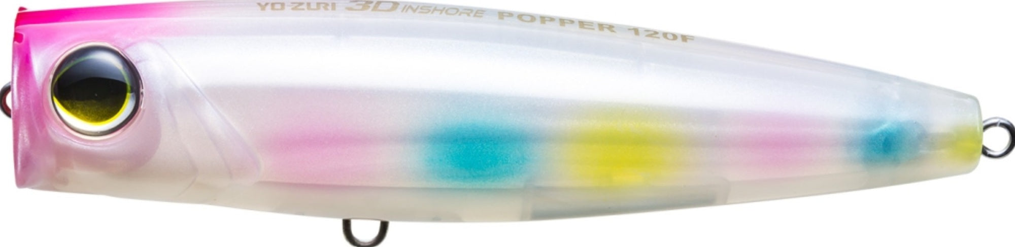 Yo Zuri Duel 3D Inshore Popper 90F Floating Lure R1411-PCA (9606)