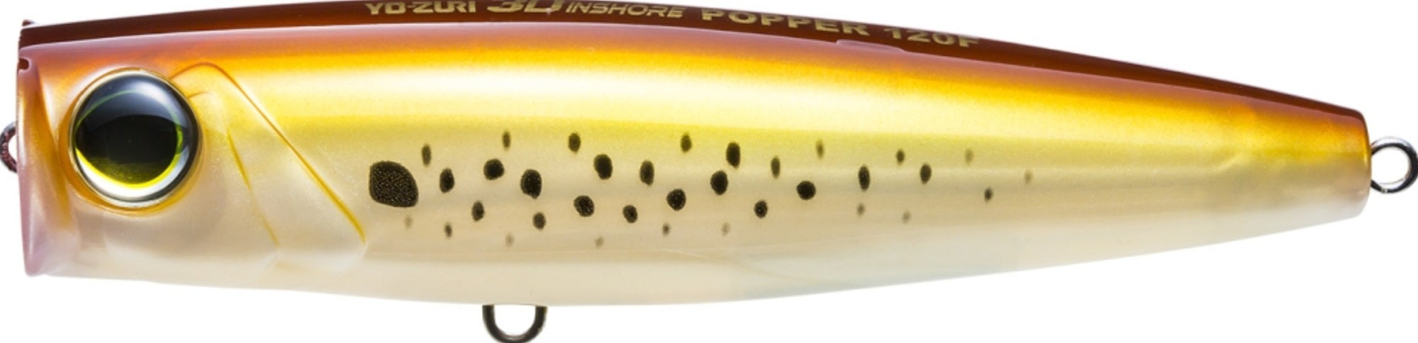 Yo Zuri Duel 3D Inshore Popper 90F Floating Lure R1411-PLBK (9613)