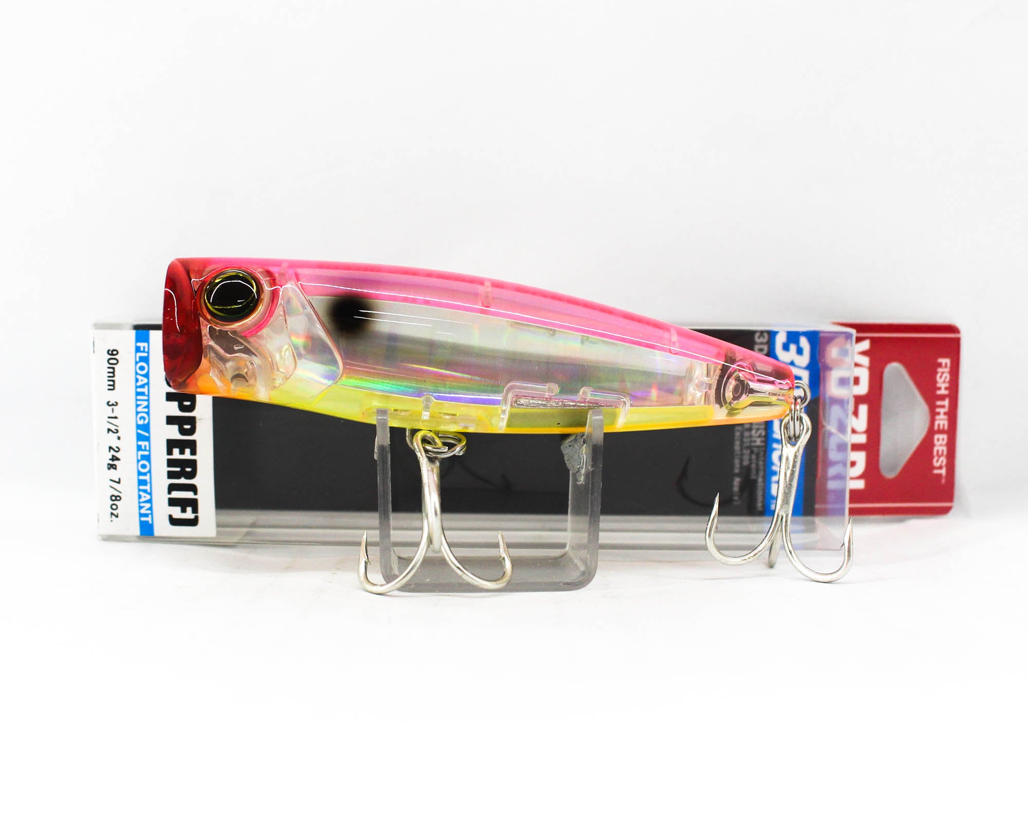 Yo Zuri Duel 3D Inshore Popper 90F Floating Lure R1411-PSCL (9644)