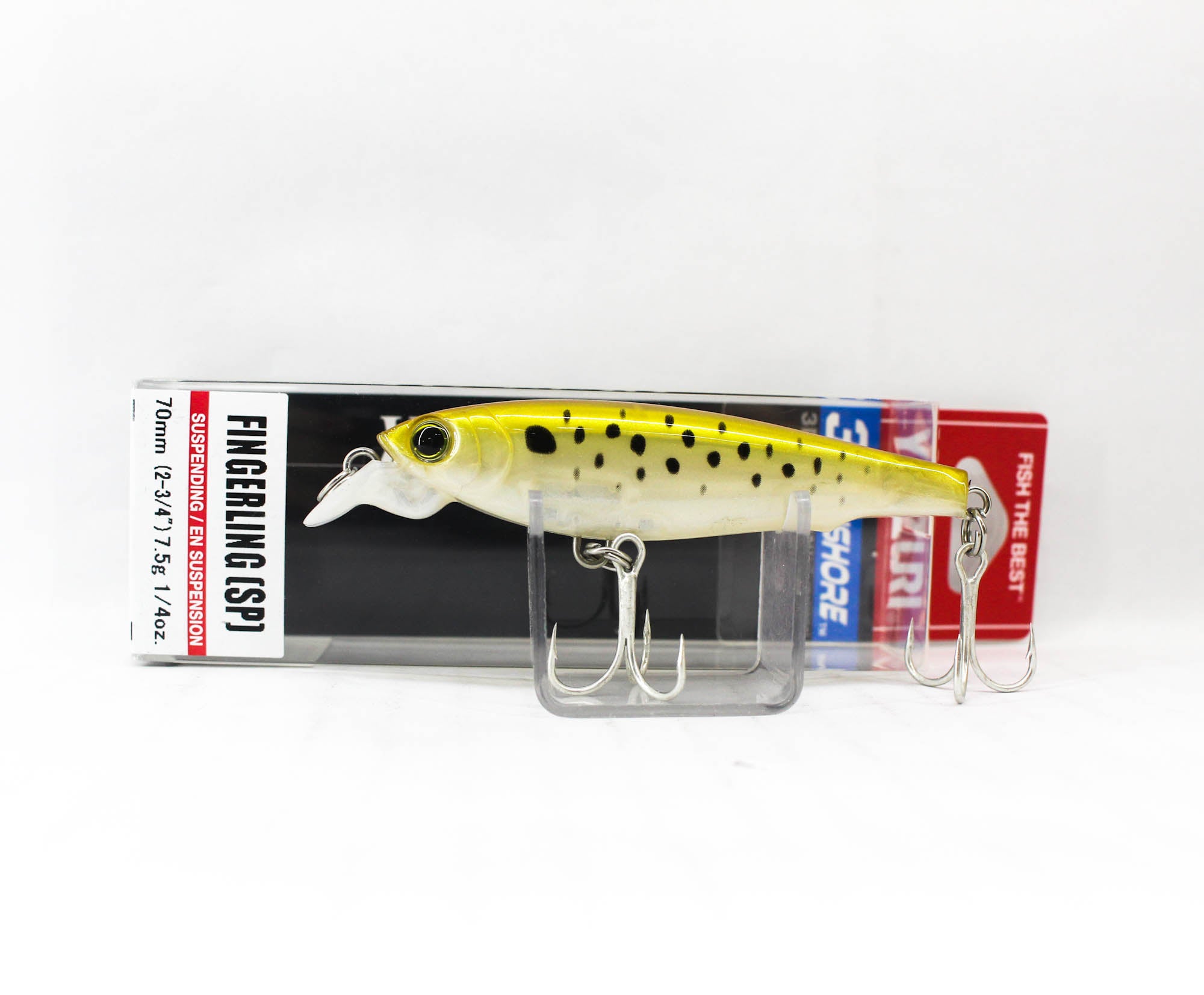 Yo Zuri Duel 3D Inshore Fingerling 70SP Suspend Lure R1409-PLBK (1098)