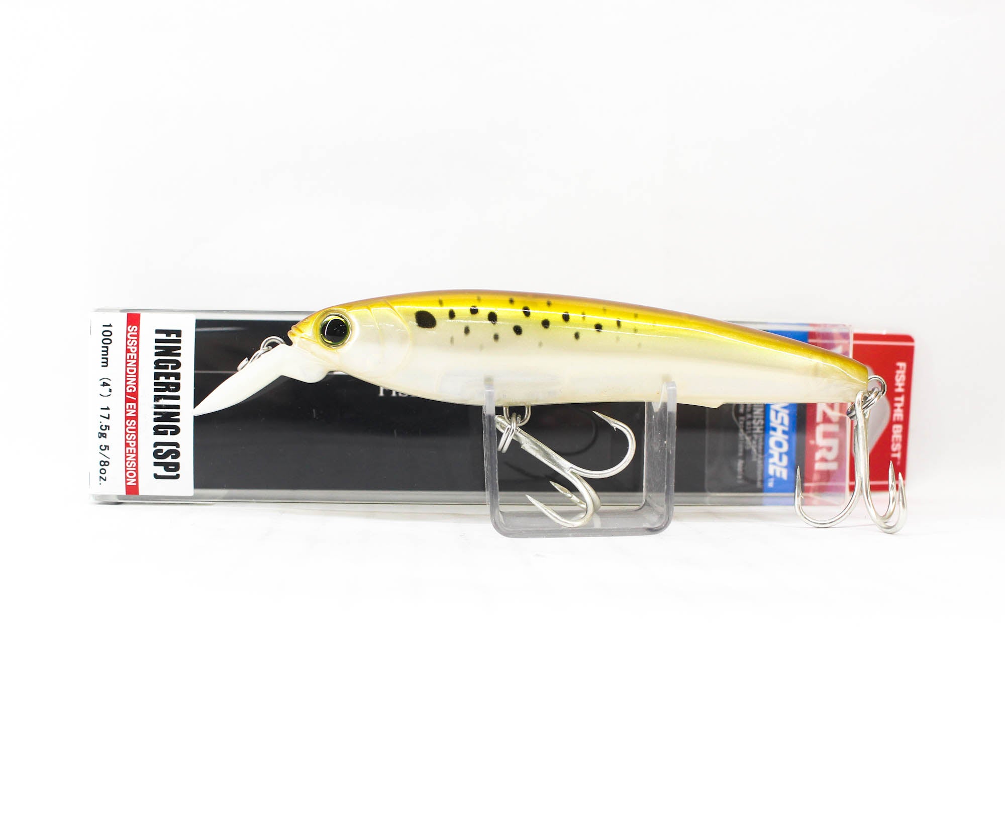 Yo Zuri Duel 3D Inshore Fingerling 100SP Suspend Lure R1410-PLBK (1173)