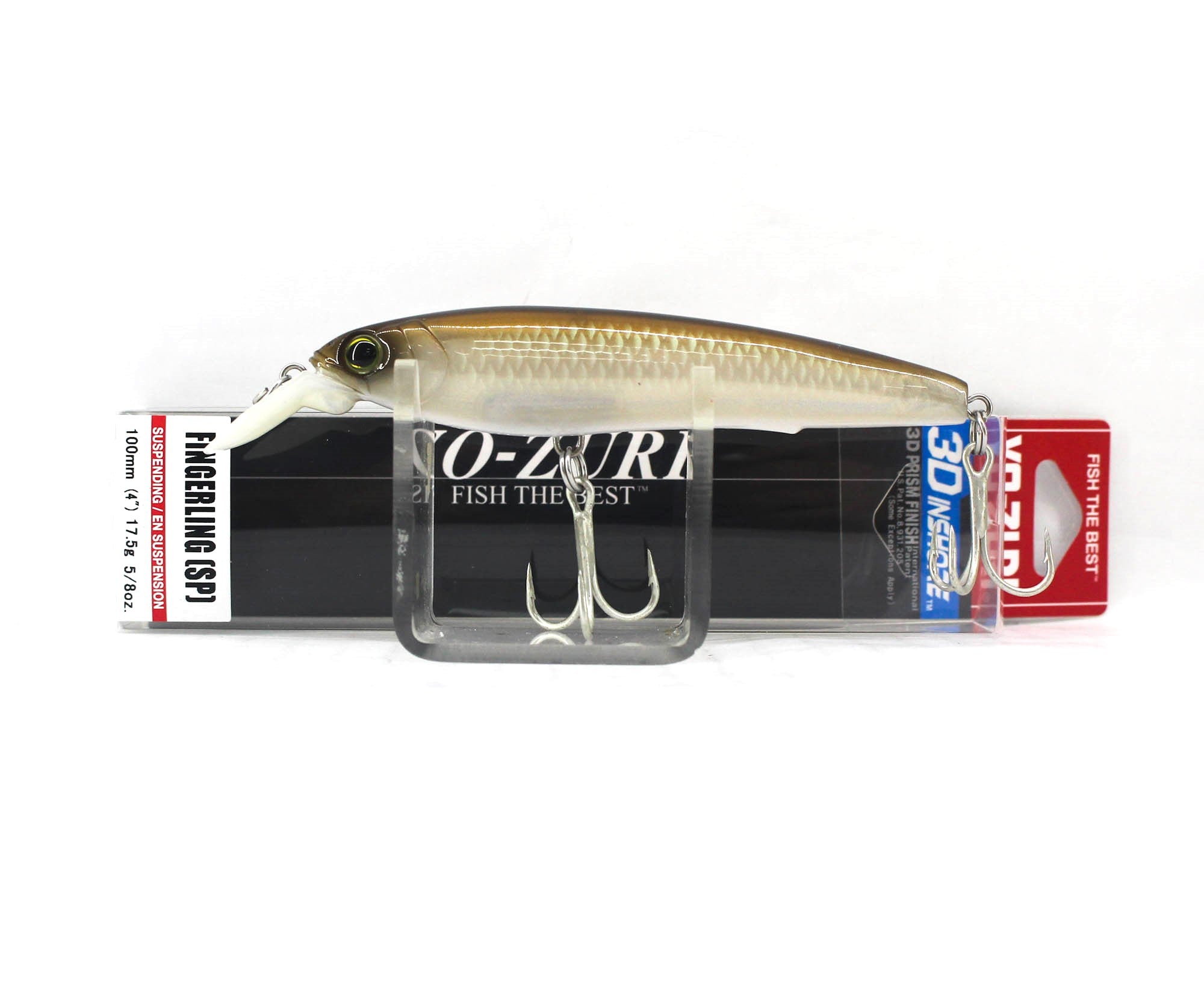 Yo Zuri Duel 3D Inshore Fingerling 100SP Suspend Lure R1410-PRSN (1197)