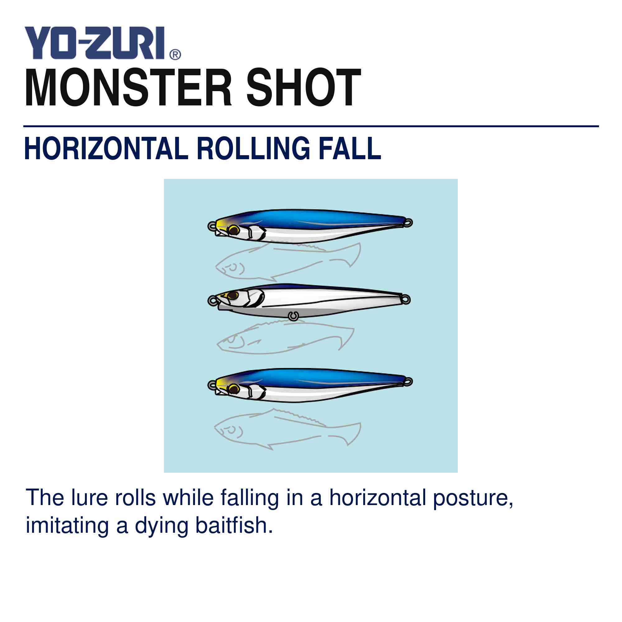 Yo Zuri Duel Hardcore Monster Shot 95 Sinking Lure F1196-SKVS (2682)