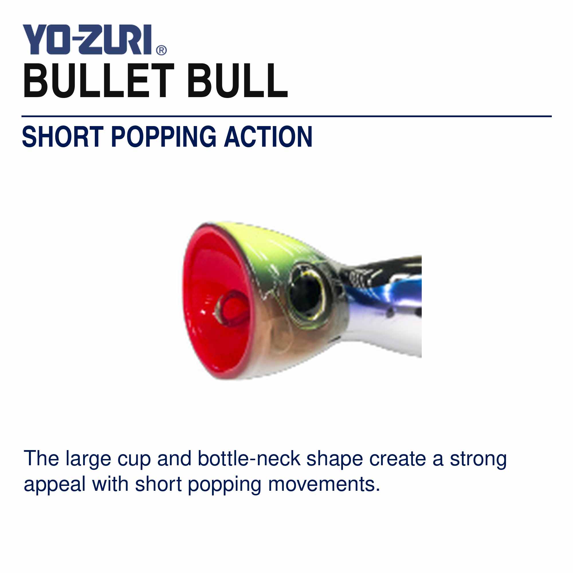 Yo Zuri Duel Hardcore Bullet Bull 190 mm Floating Lure F1295-HBPC (8363)
