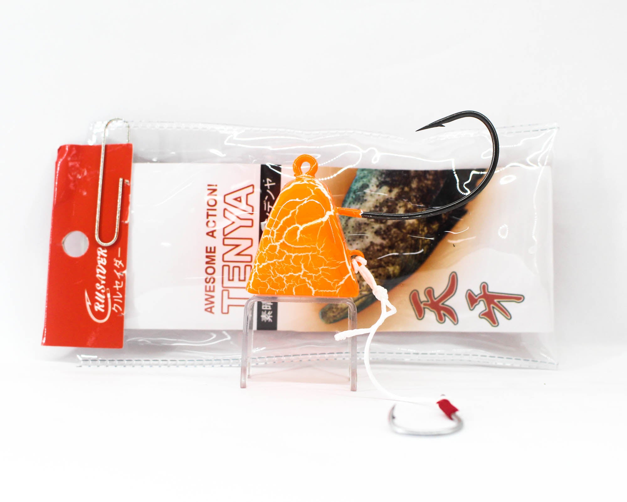 Crusader Tenya Bait Rig 165 grams Curve Hook Orange Crackle Glow (3055)