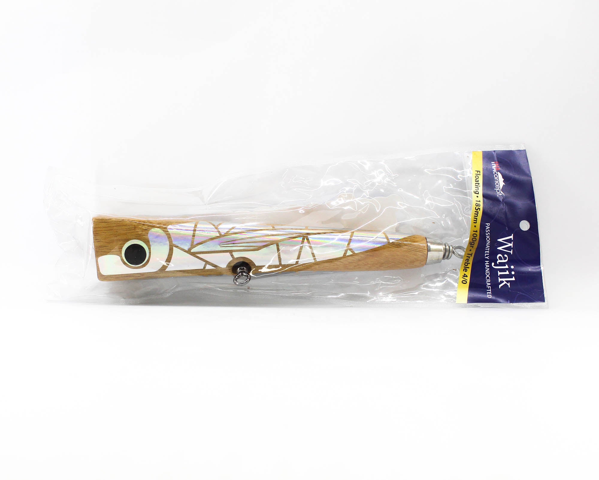 Ina Concept Wajik 185mm 100 grams Popper Floating Lure Wood (4004)