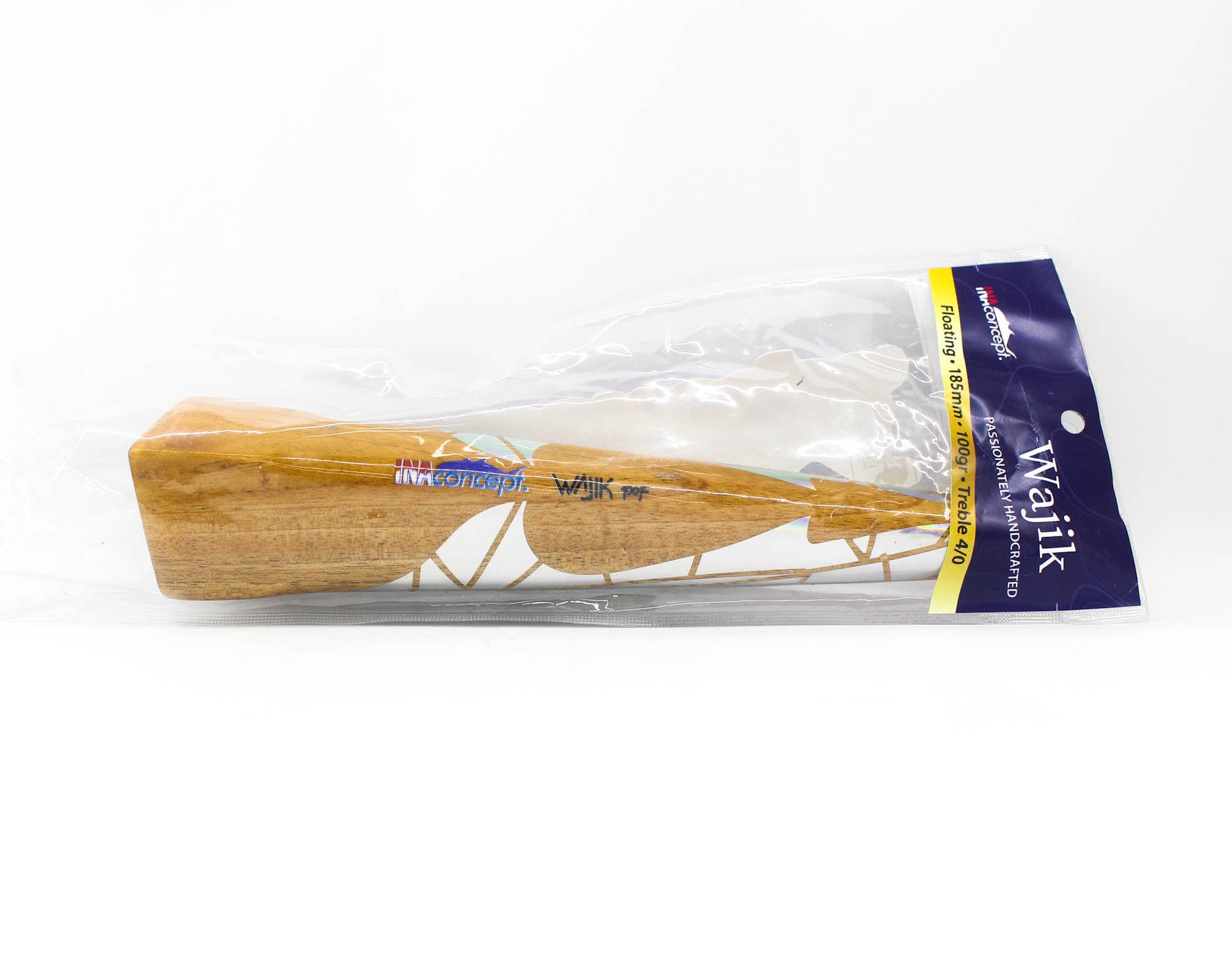 Ina Concept Wajik 185mm 100 grams Popper Floating Lure Wood (4004)