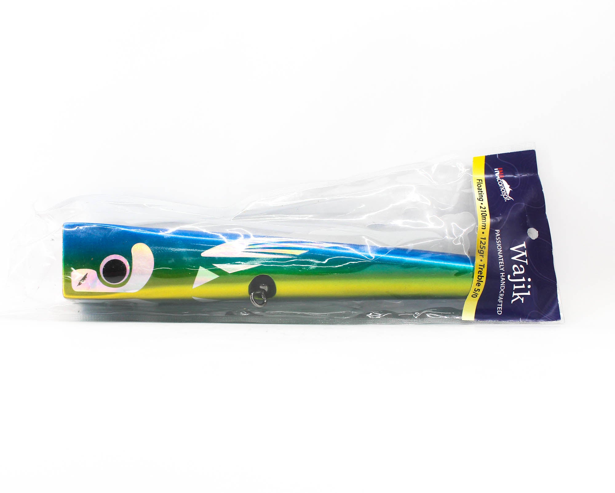 Ina Concept Wajik 210mm 125 grams Popper Floating Lure Mahi Mahi (4009)