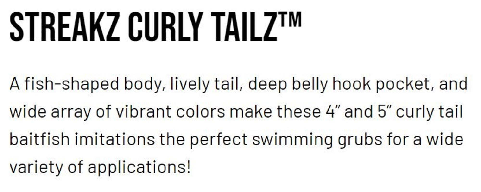 Zman Soft Lure StreakZ Curly TailZ 4 Inch 5/Pack Hot Chartreuse (0122)