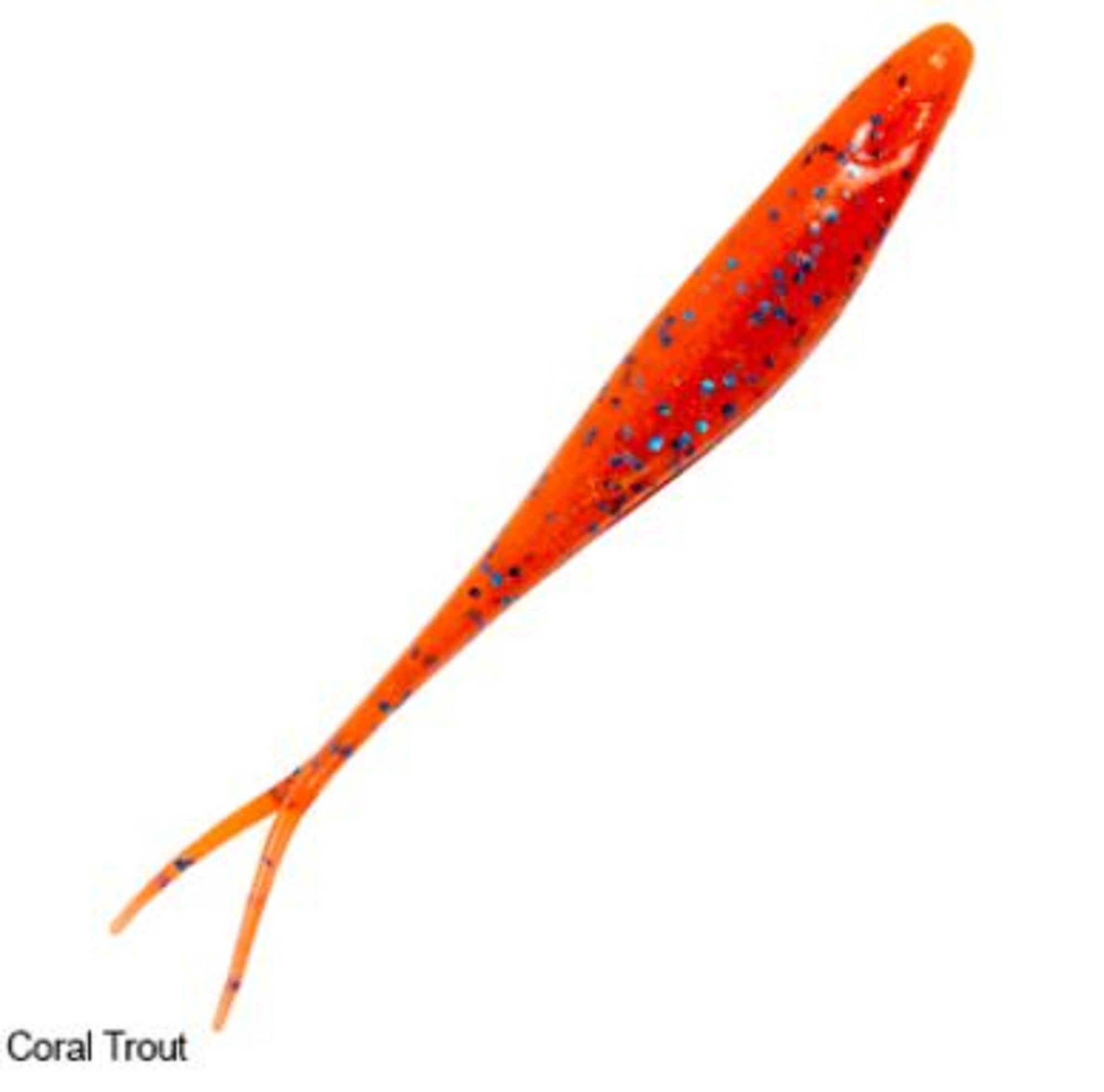 Zman Soft Lure Jerk ShadZ 5 Inch 5/Pack Coral Trout (0443)