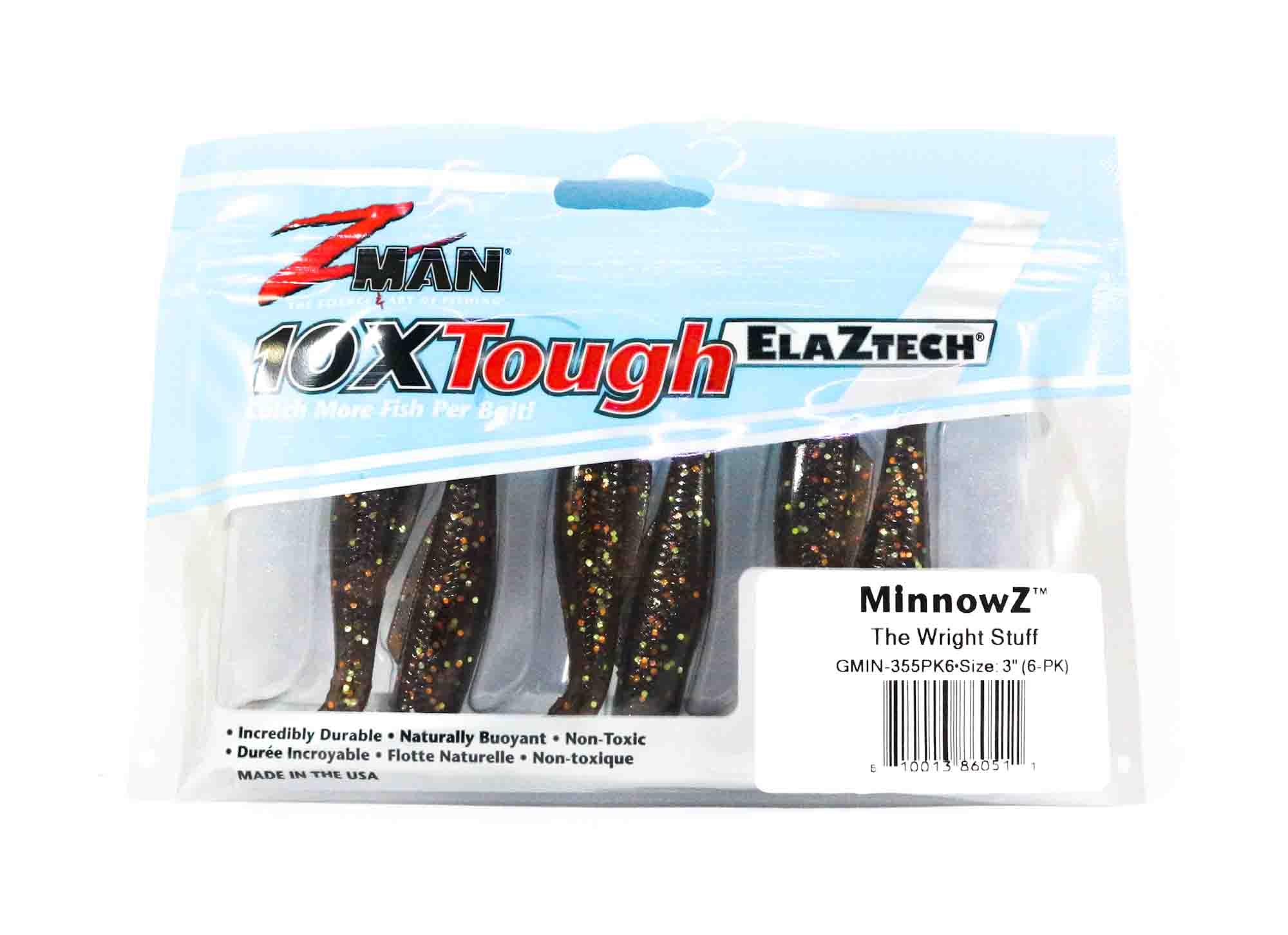 Zman Soft Lure MinnowZ 3 Inch 6/Pack The Wright Stuff (0511)