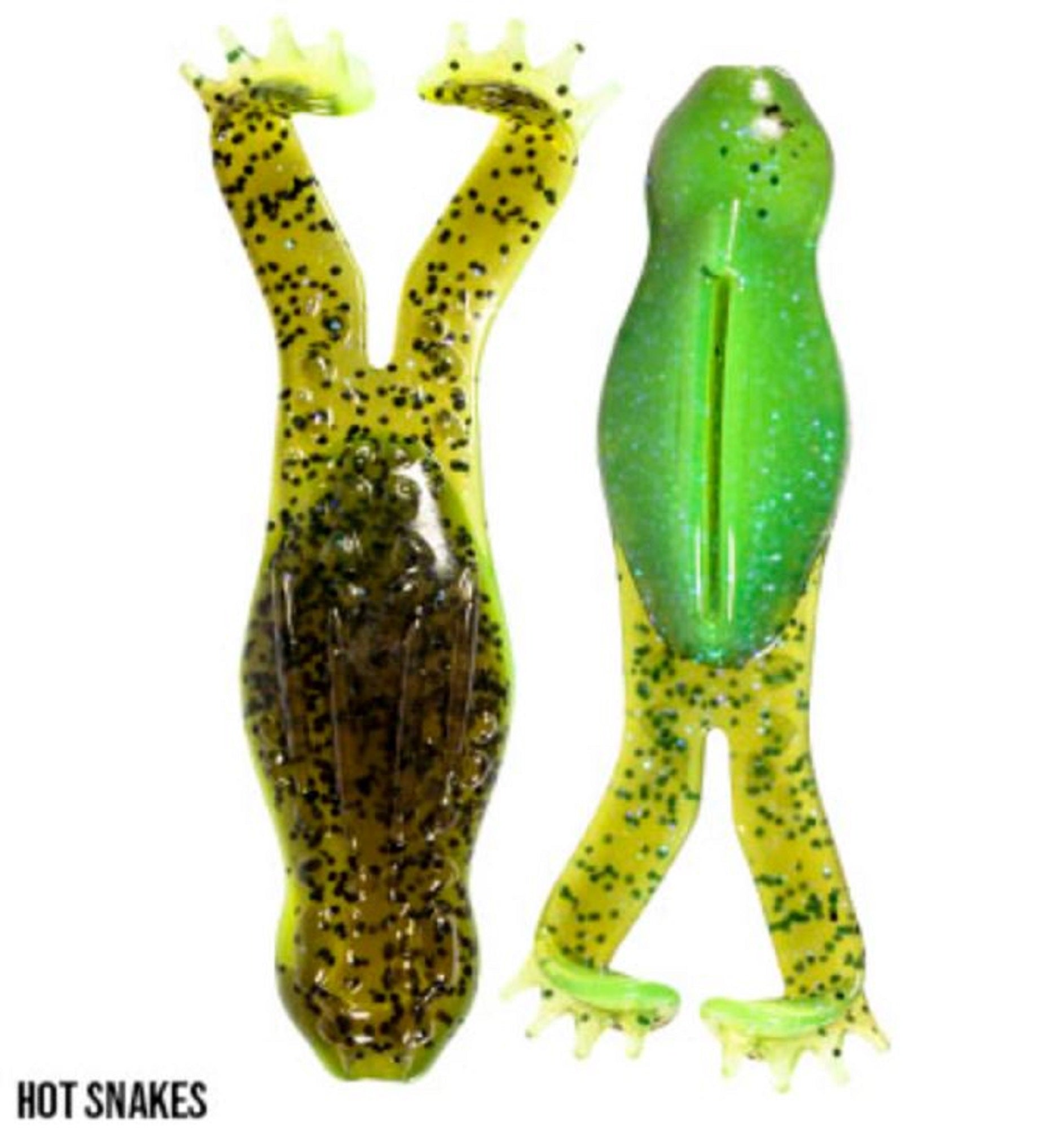Zman Soft Lure Goat ToadZ 4 Inch 3/Pack Hot Snakes (3093)