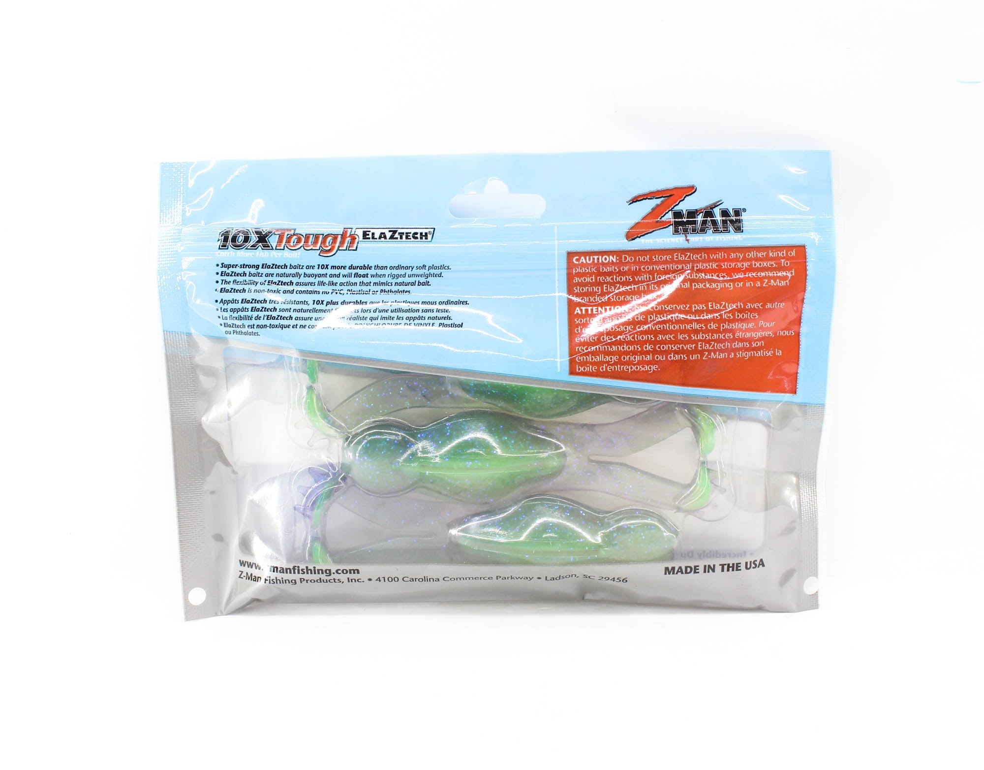 Zman Soft Lure Goat ToadZ 4 Inch 3/Pack Purple Death (3109)