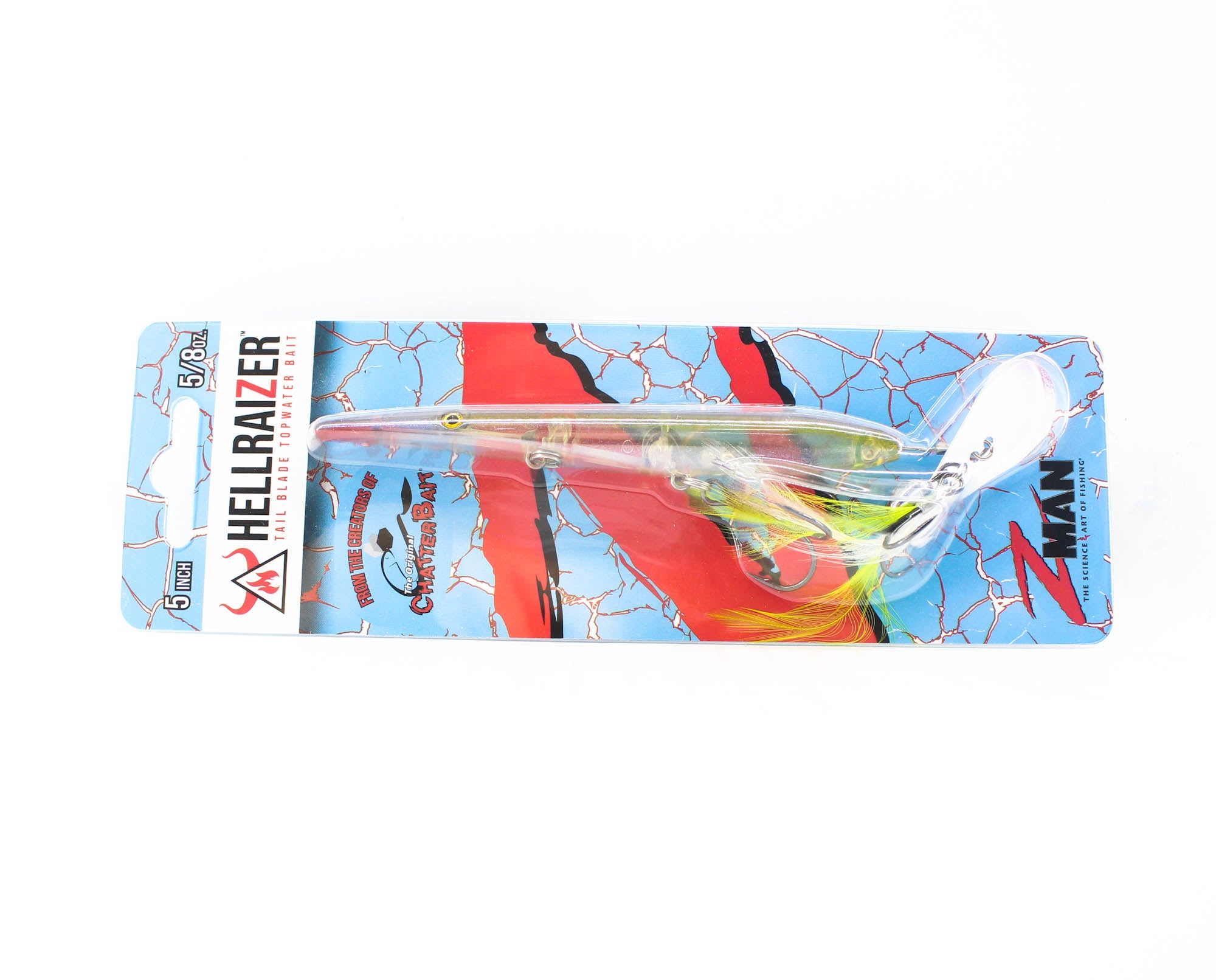 Zman Hell Raizer Tail Blade 5 Inch Sinking Lure Chart Shad (3536)