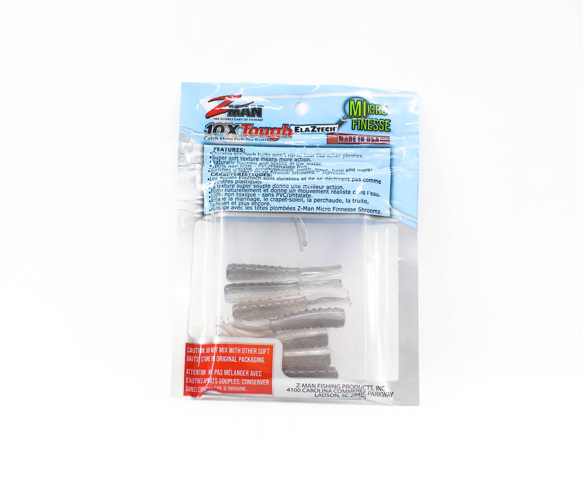 Zman Soft Lure Tiny TicklerZ 1.75 Inch 8/Pack Smelt (3734)